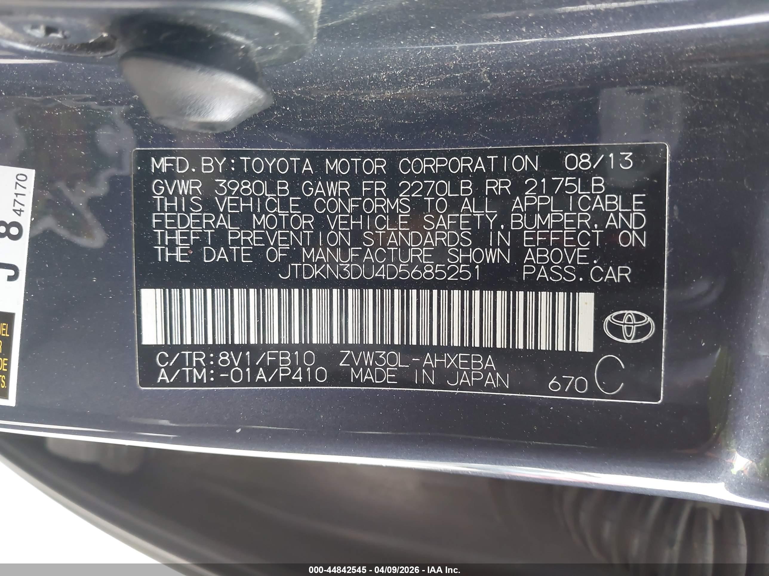 TOYOTA PRIUS image 9