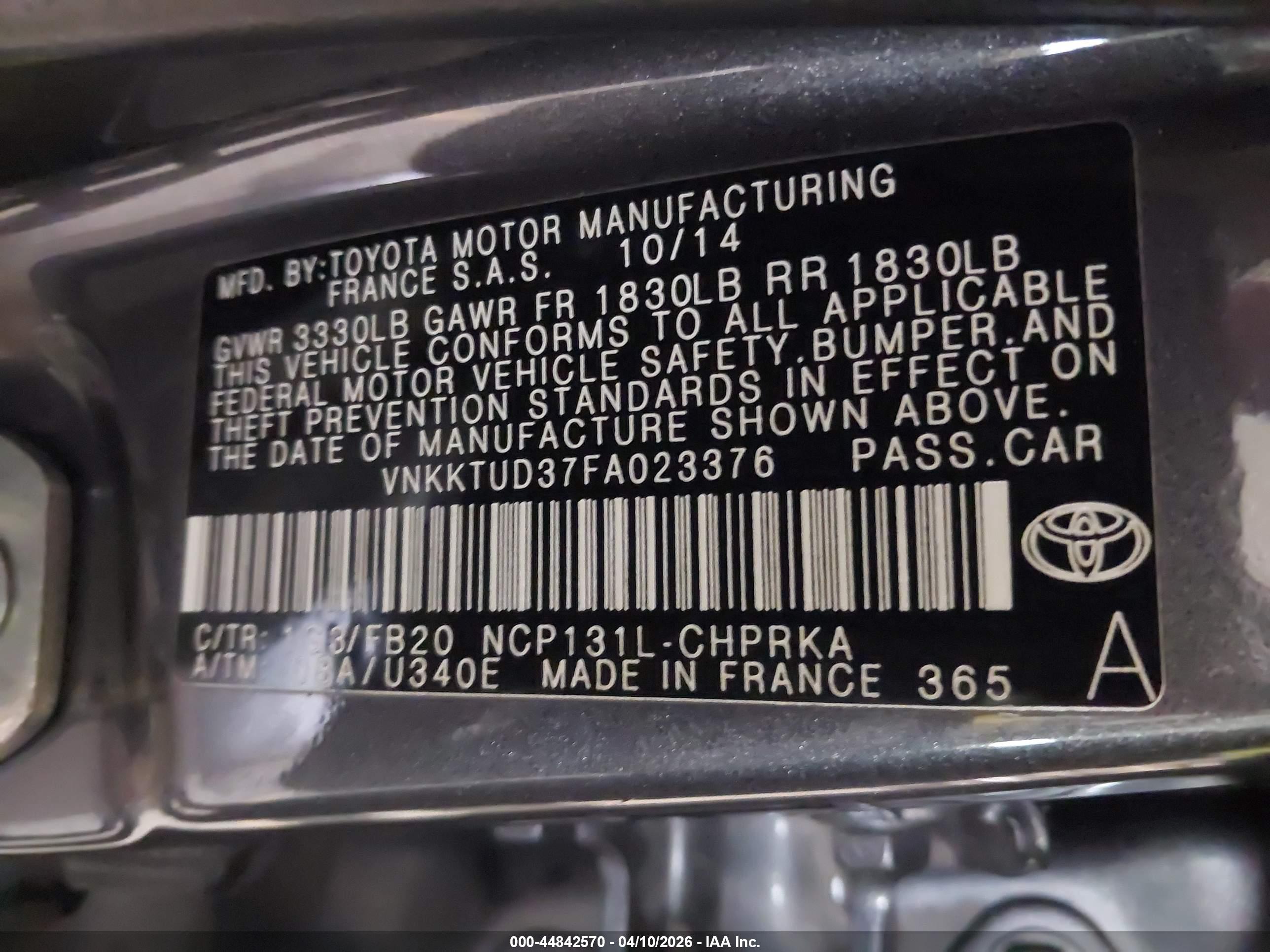 TOYOTA YARIS image 9