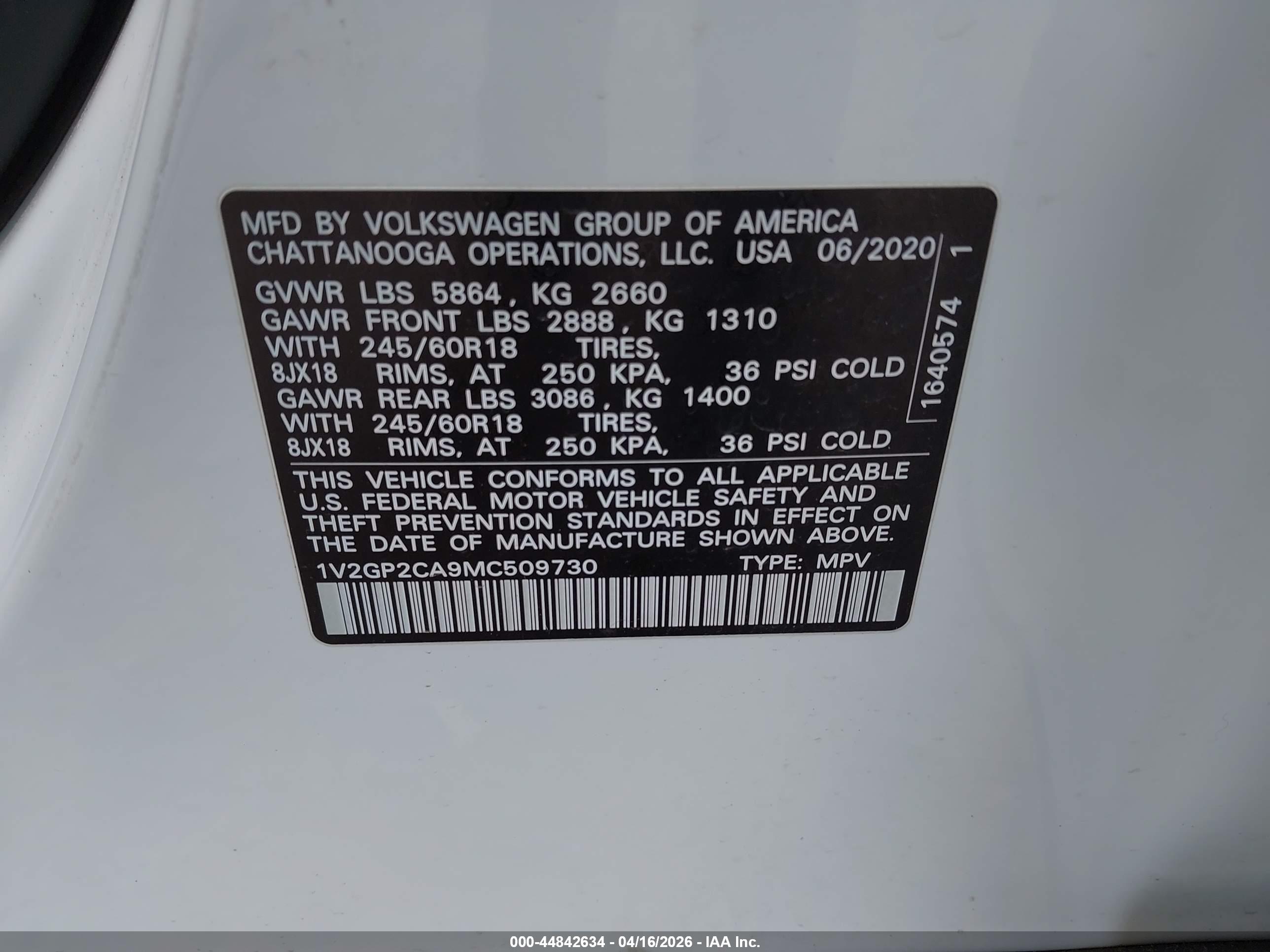 VOLKSWAGEN ATLAS image 9