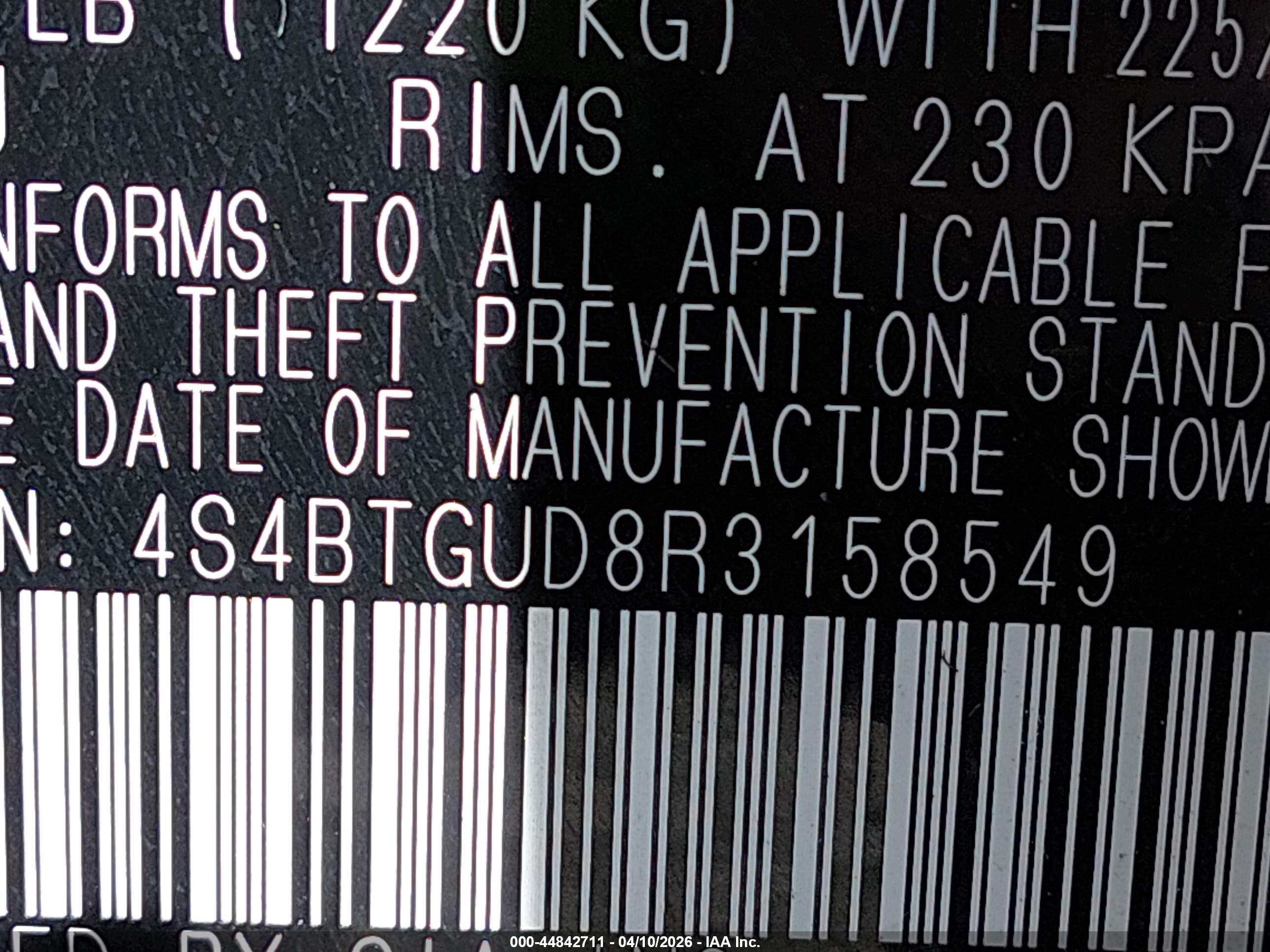 SUBARU OUTBACK image 9