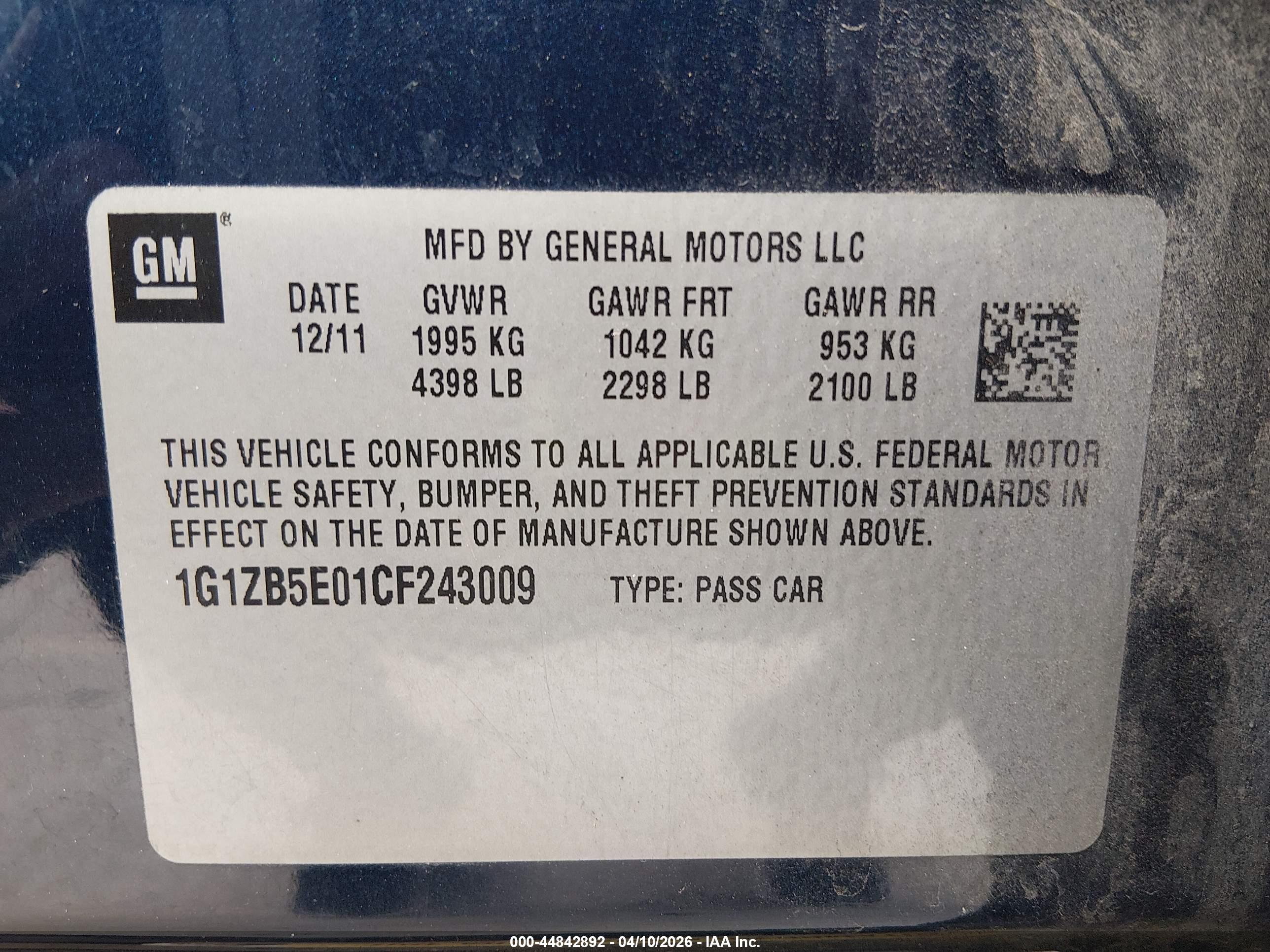 CHEVROLET MALIBU image 9