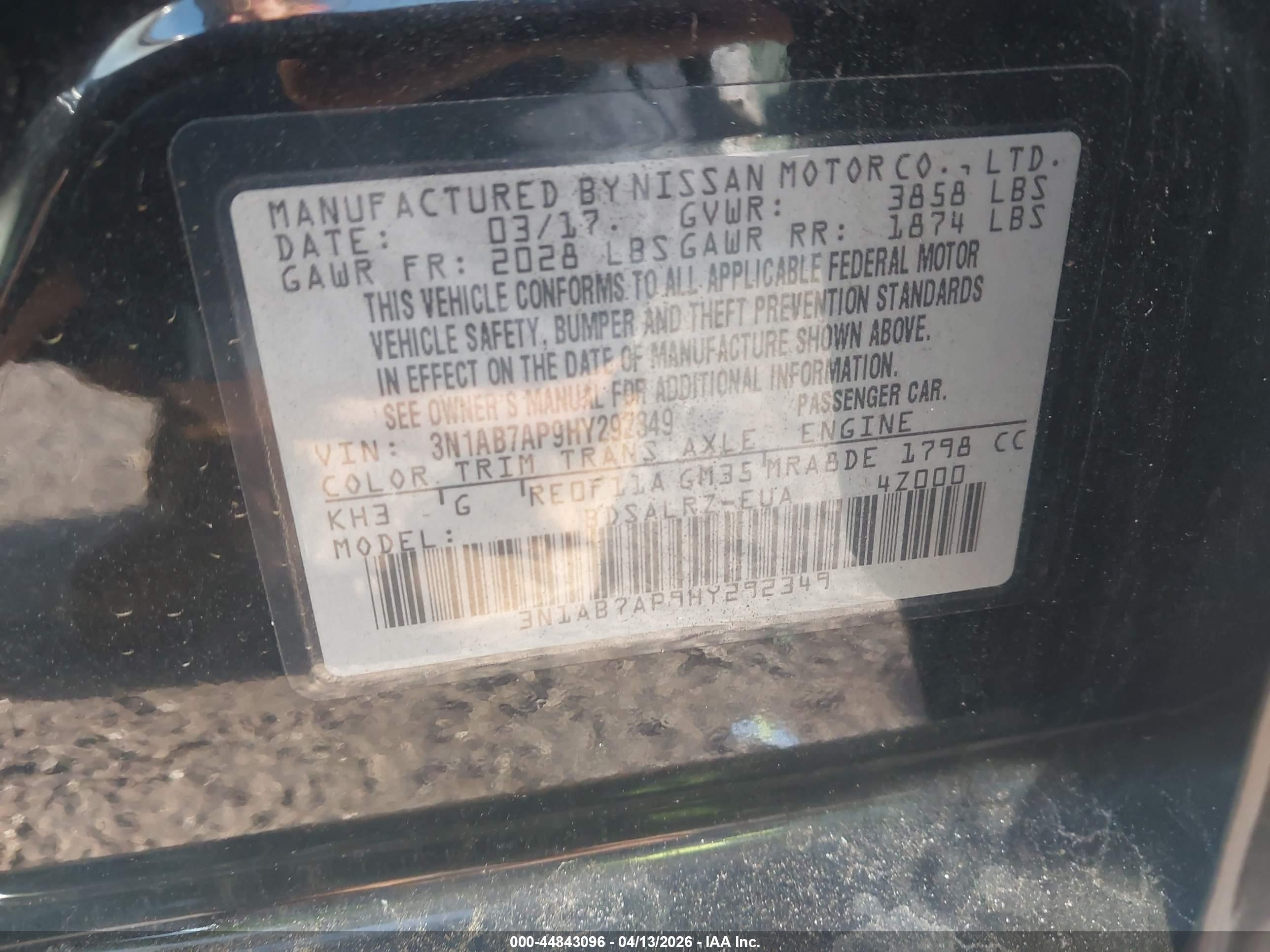 NISSAN SENTRA image 9