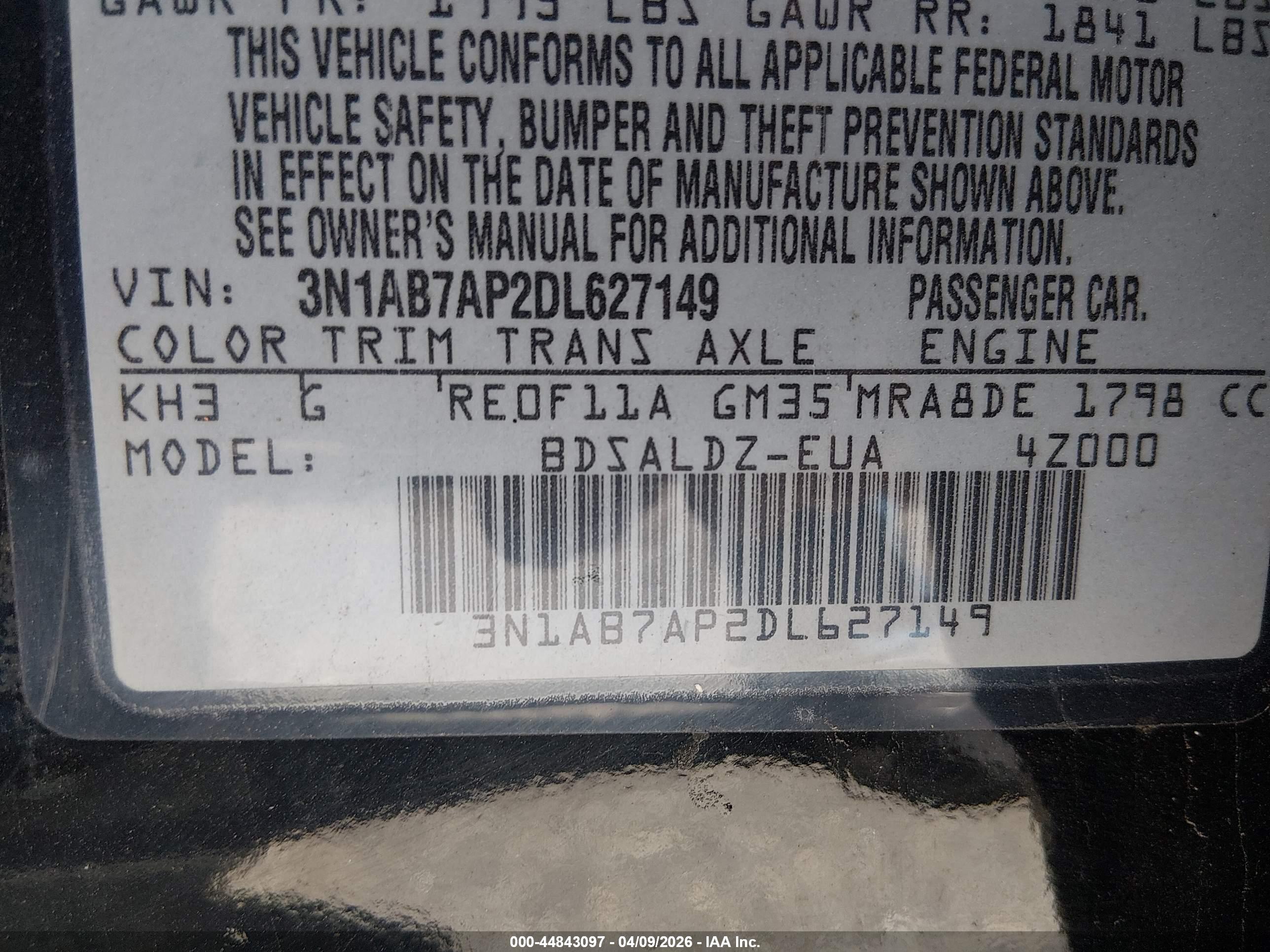 NISSAN SENTRA image 9