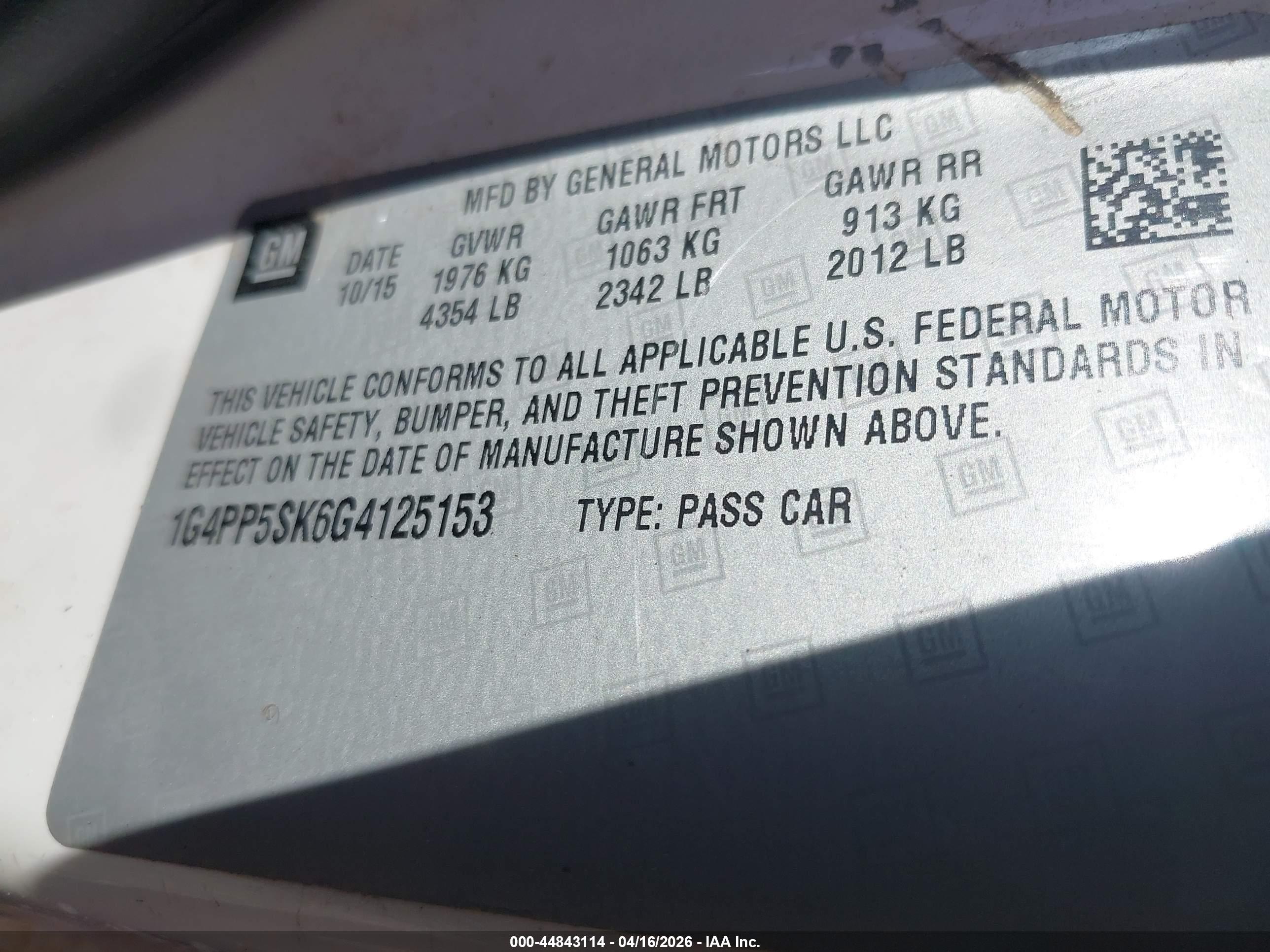 BUICK VERANO image 9