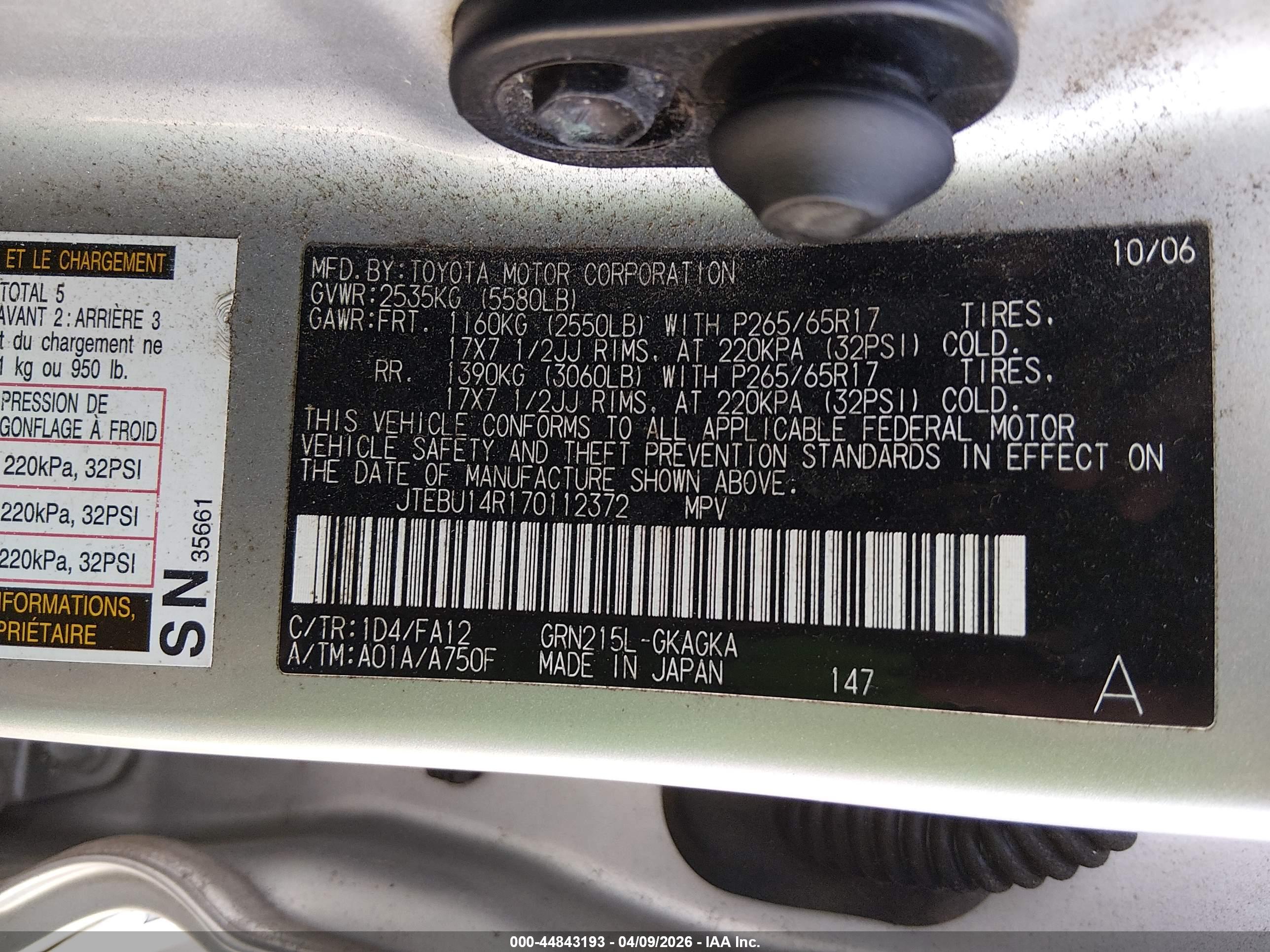 TOYOTA 4RUNNER image 9
