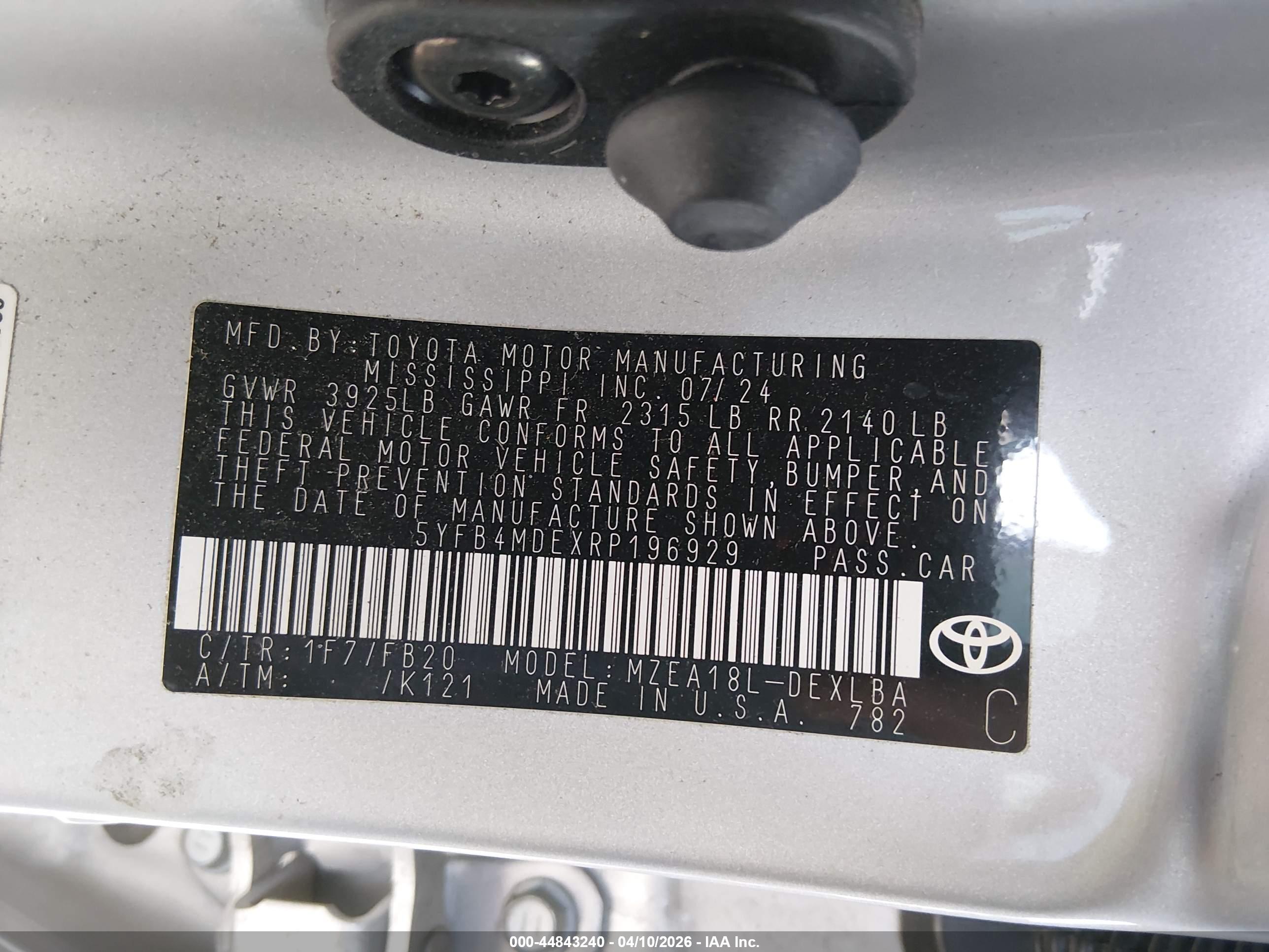 TOYOTA COROLLA image 9