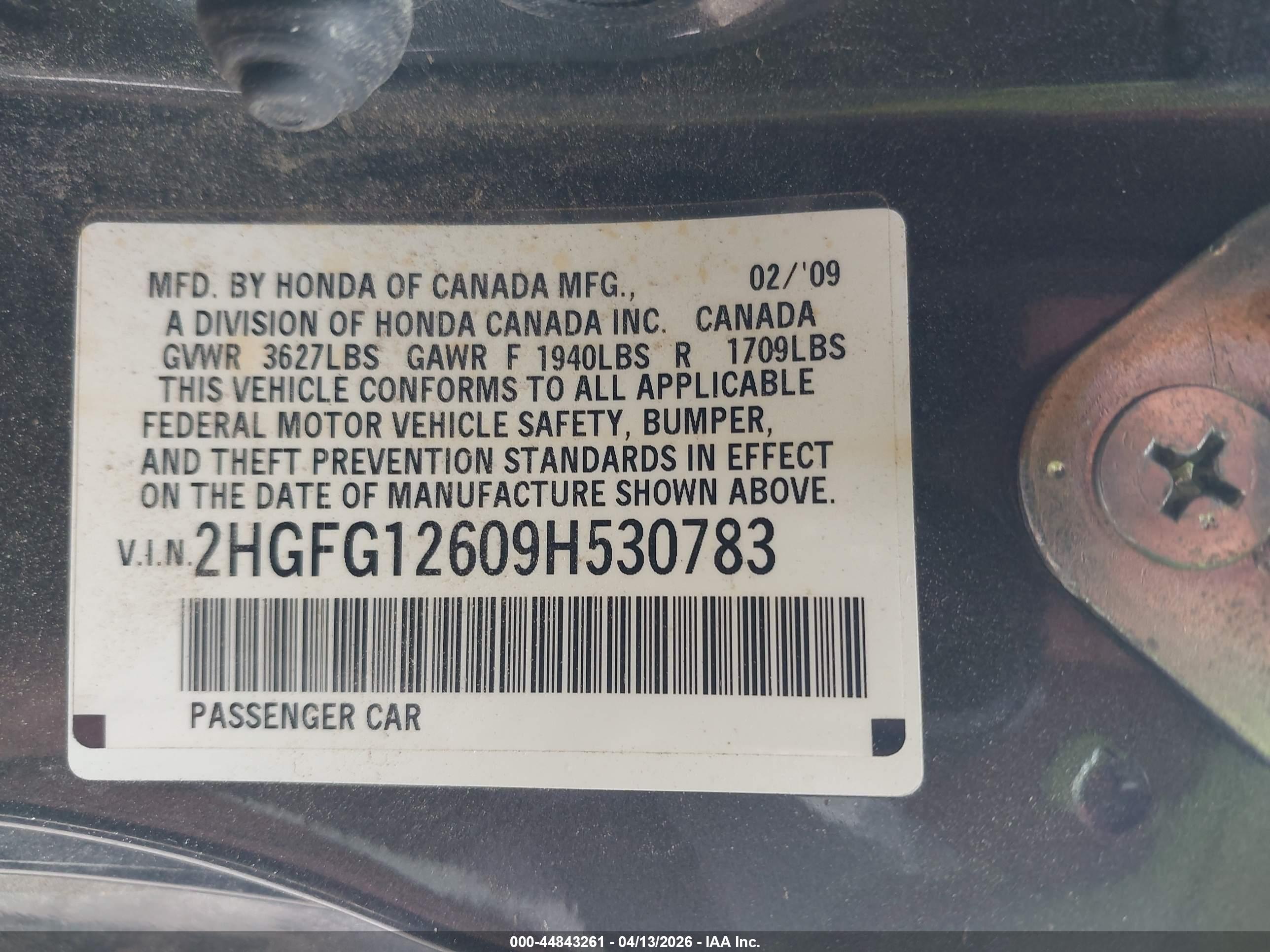 HONDA CIVIC image 9
