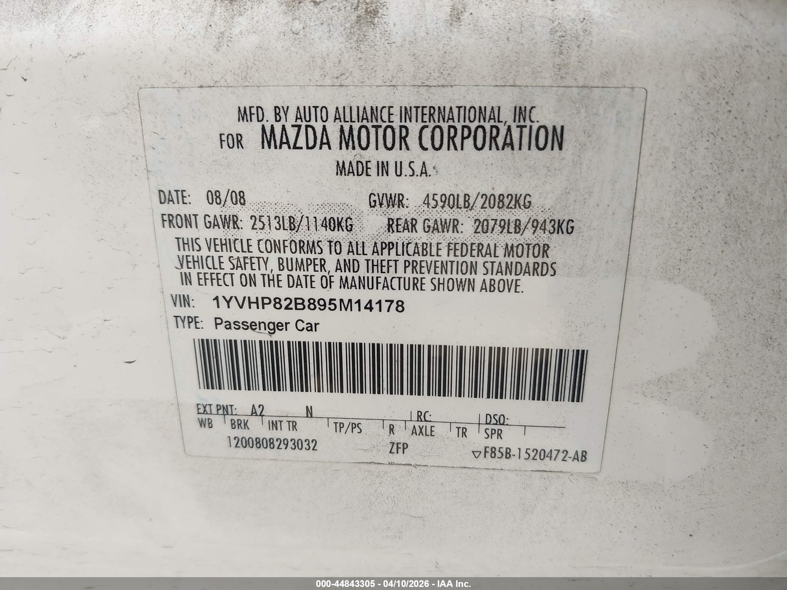 MAZDA MAZDA6 image 9