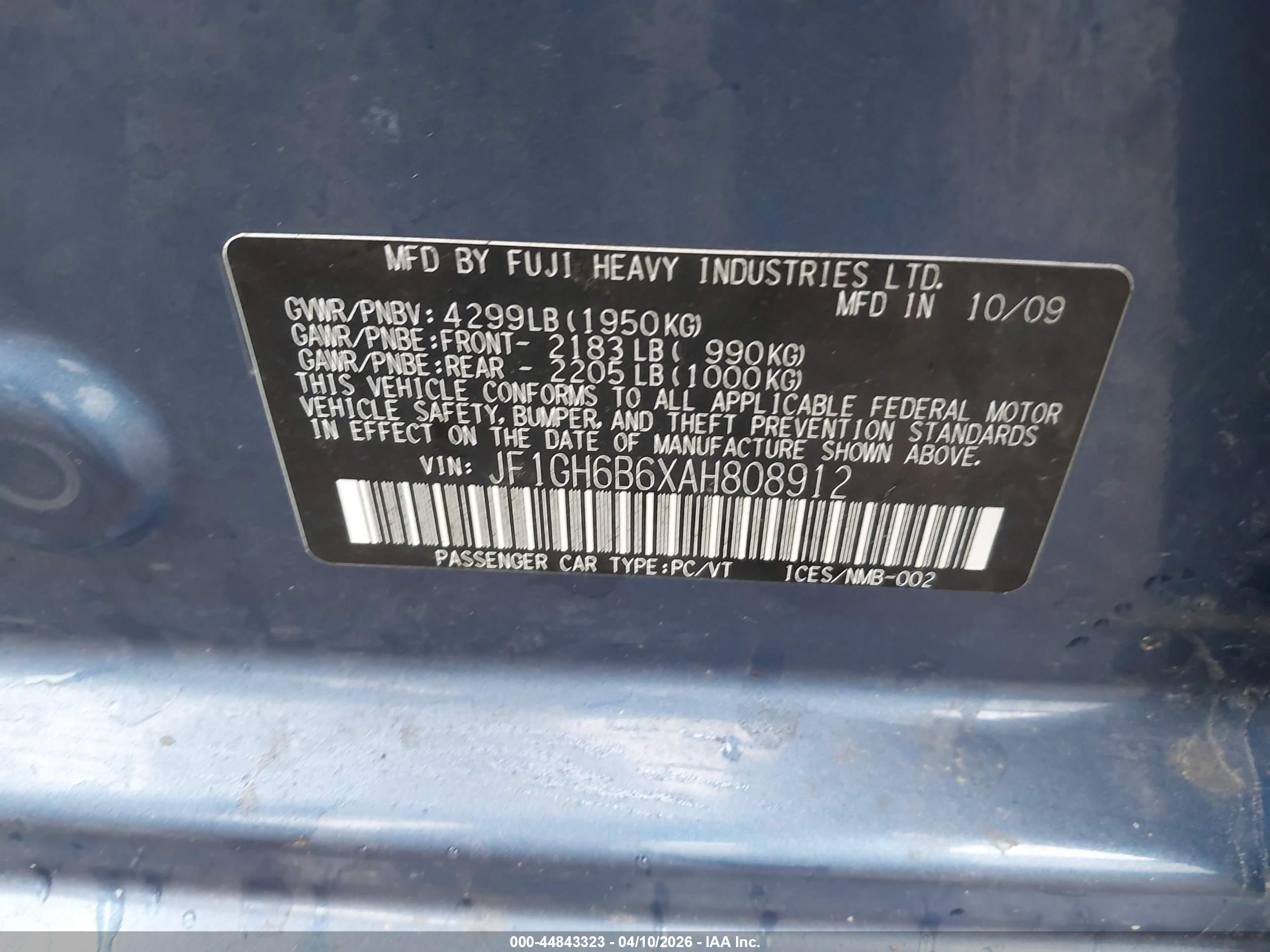 SUBARU IMPREZA image 9
