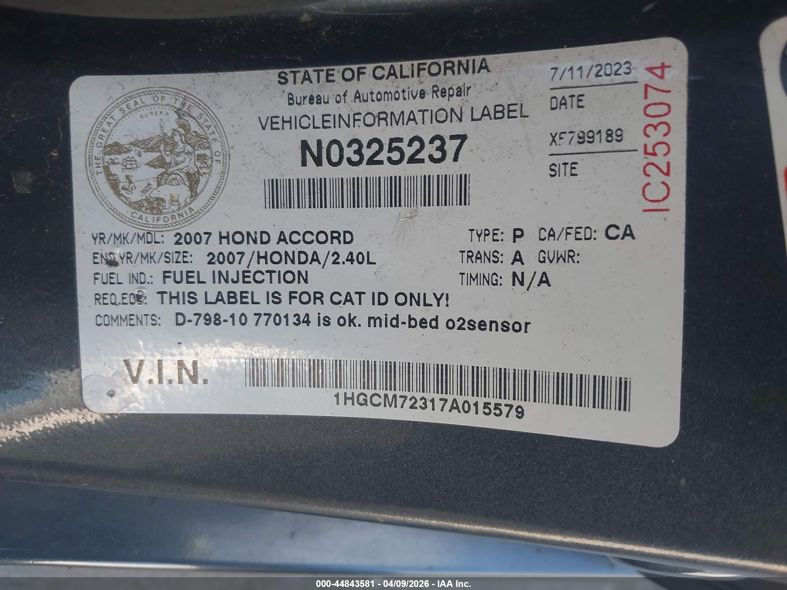 HONDA ACCORD image 9
