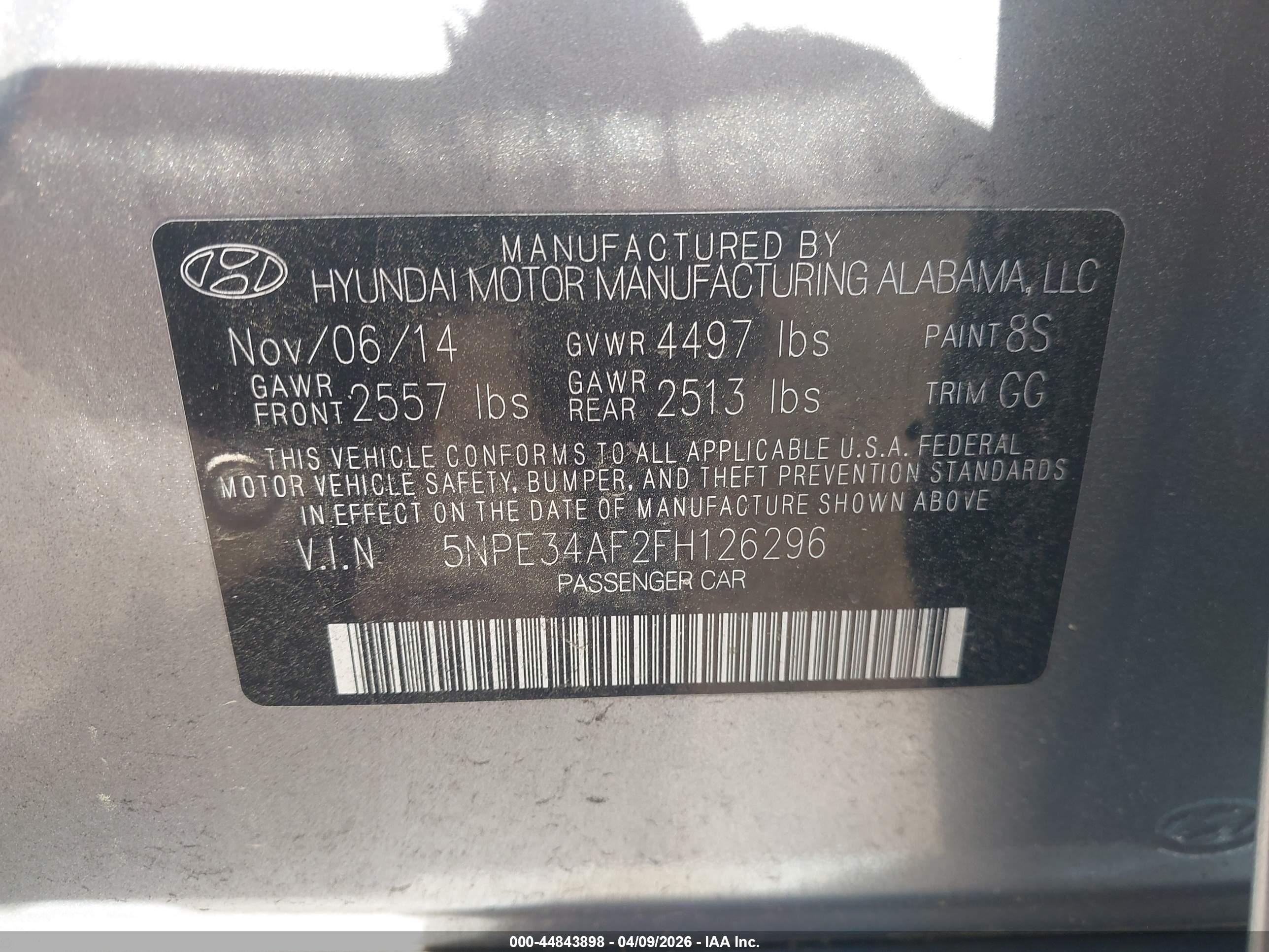 HYUNDAI SONATA image 9