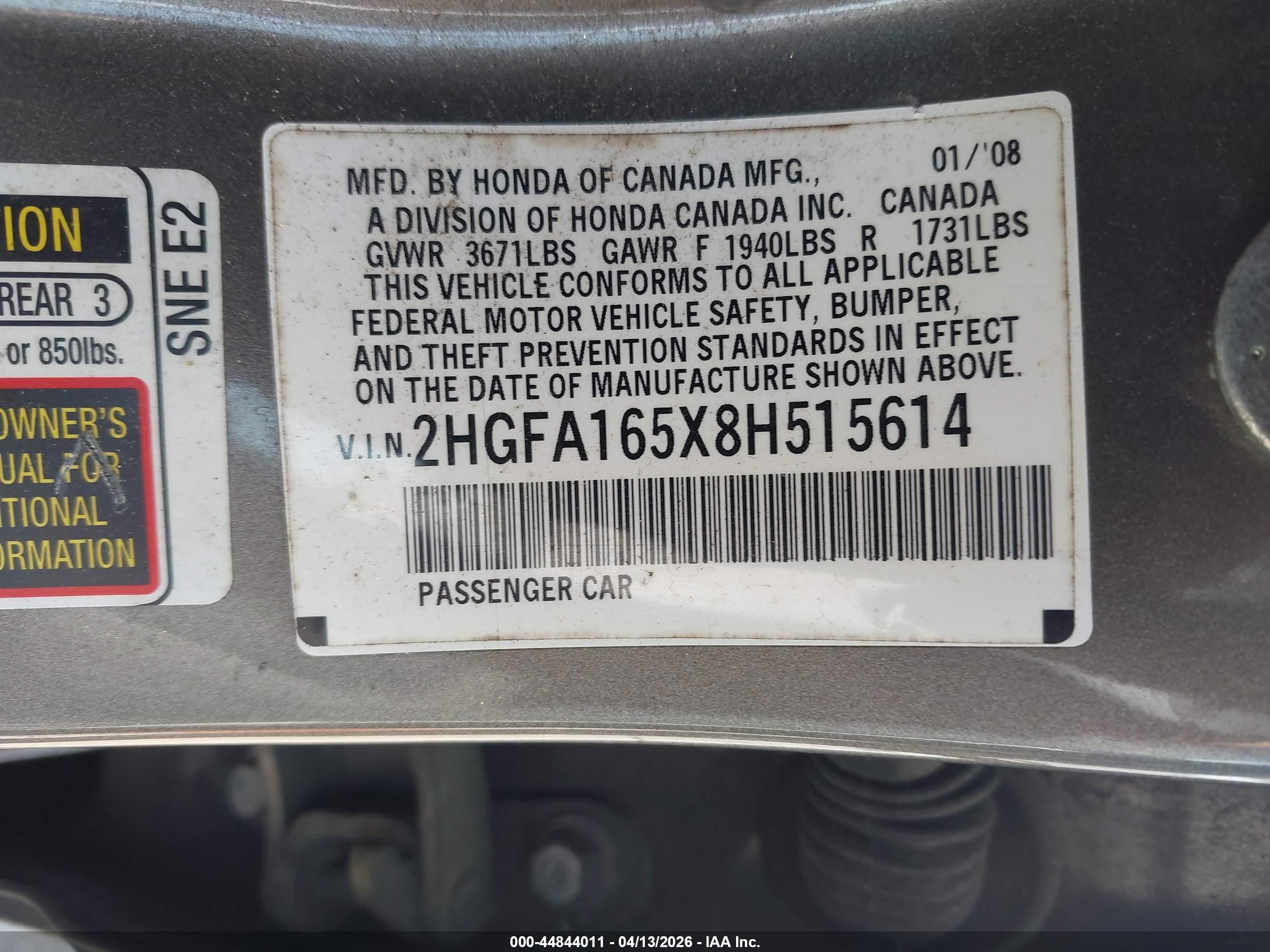 HONDA CIVIC image 9
