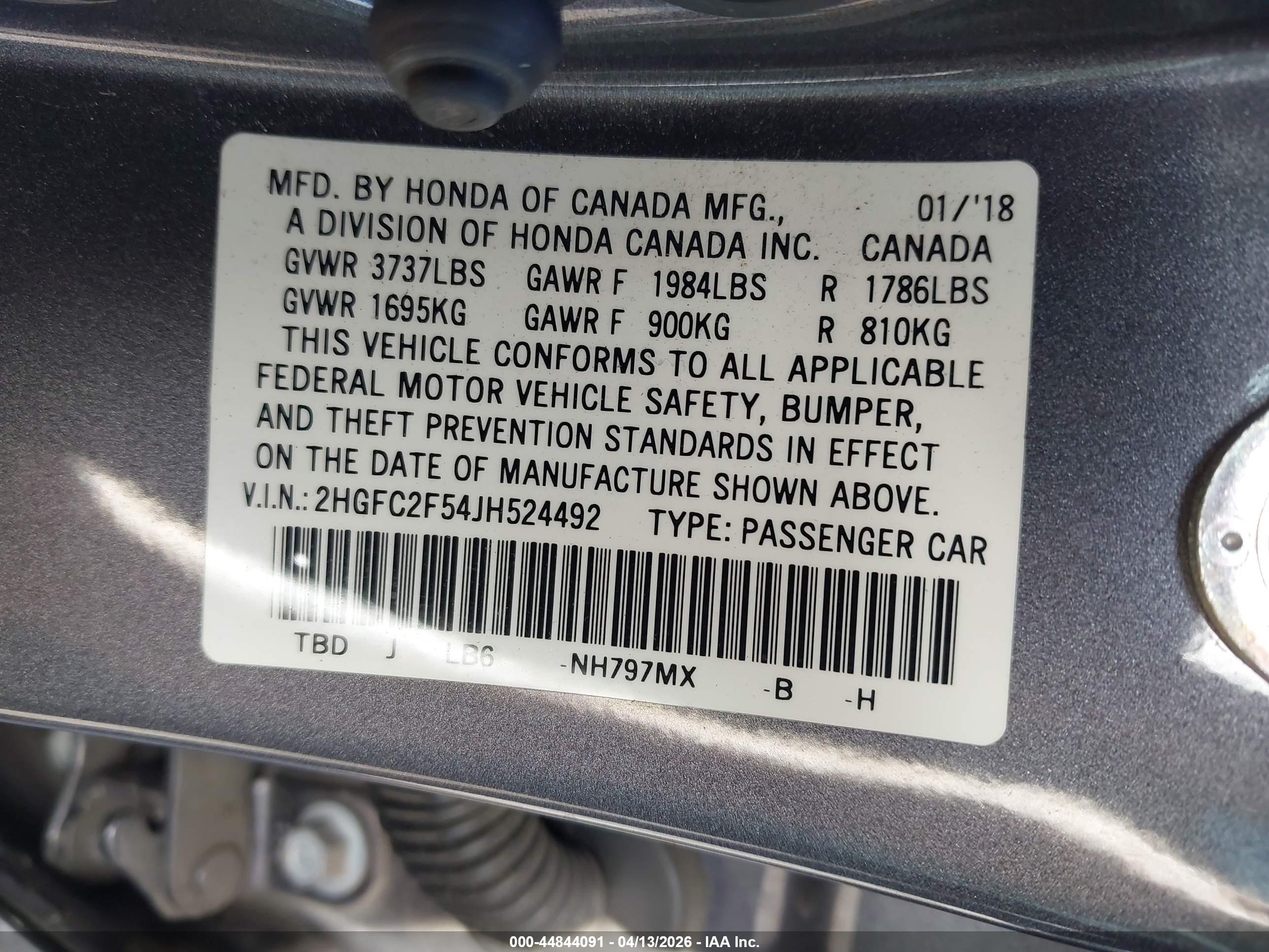 HONDA CIVIC image 9