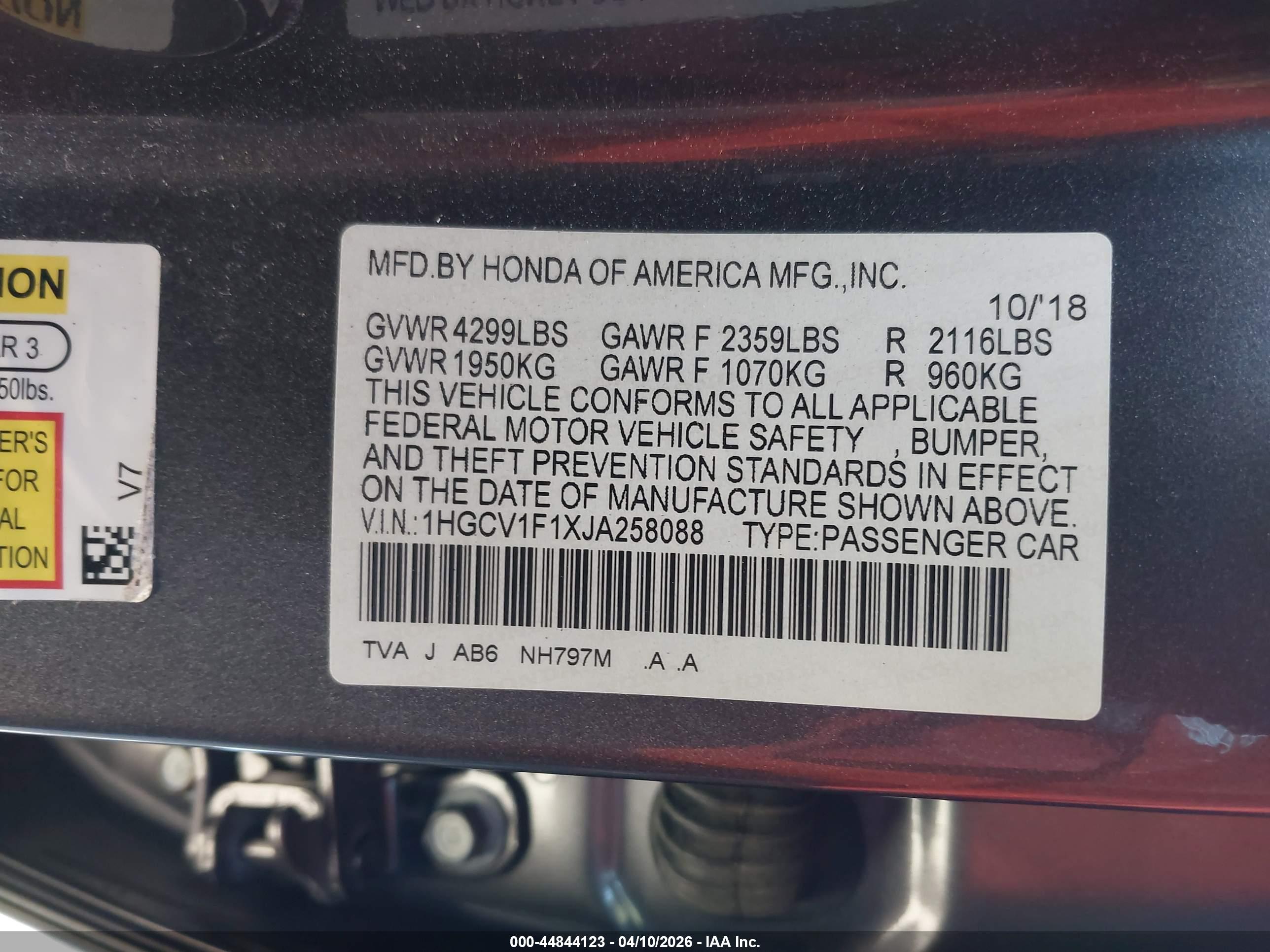 HONDA ACCORD image 9