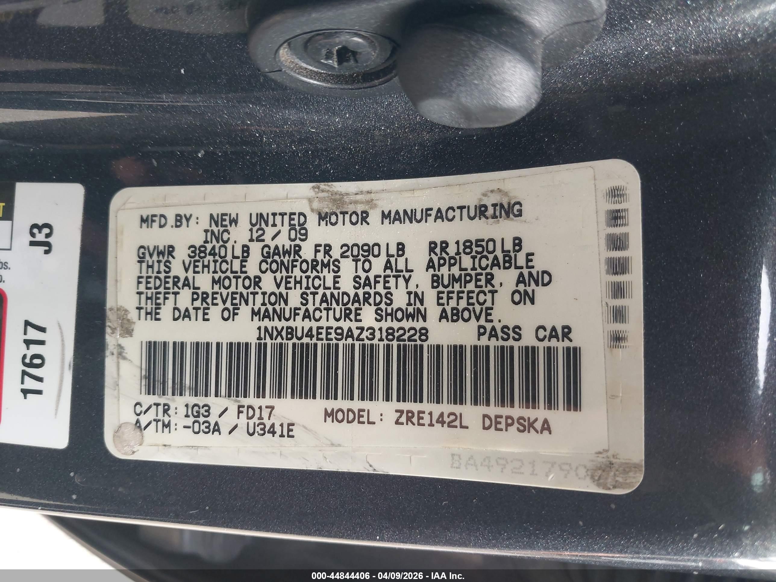 TOYOTA COROLLA image 9