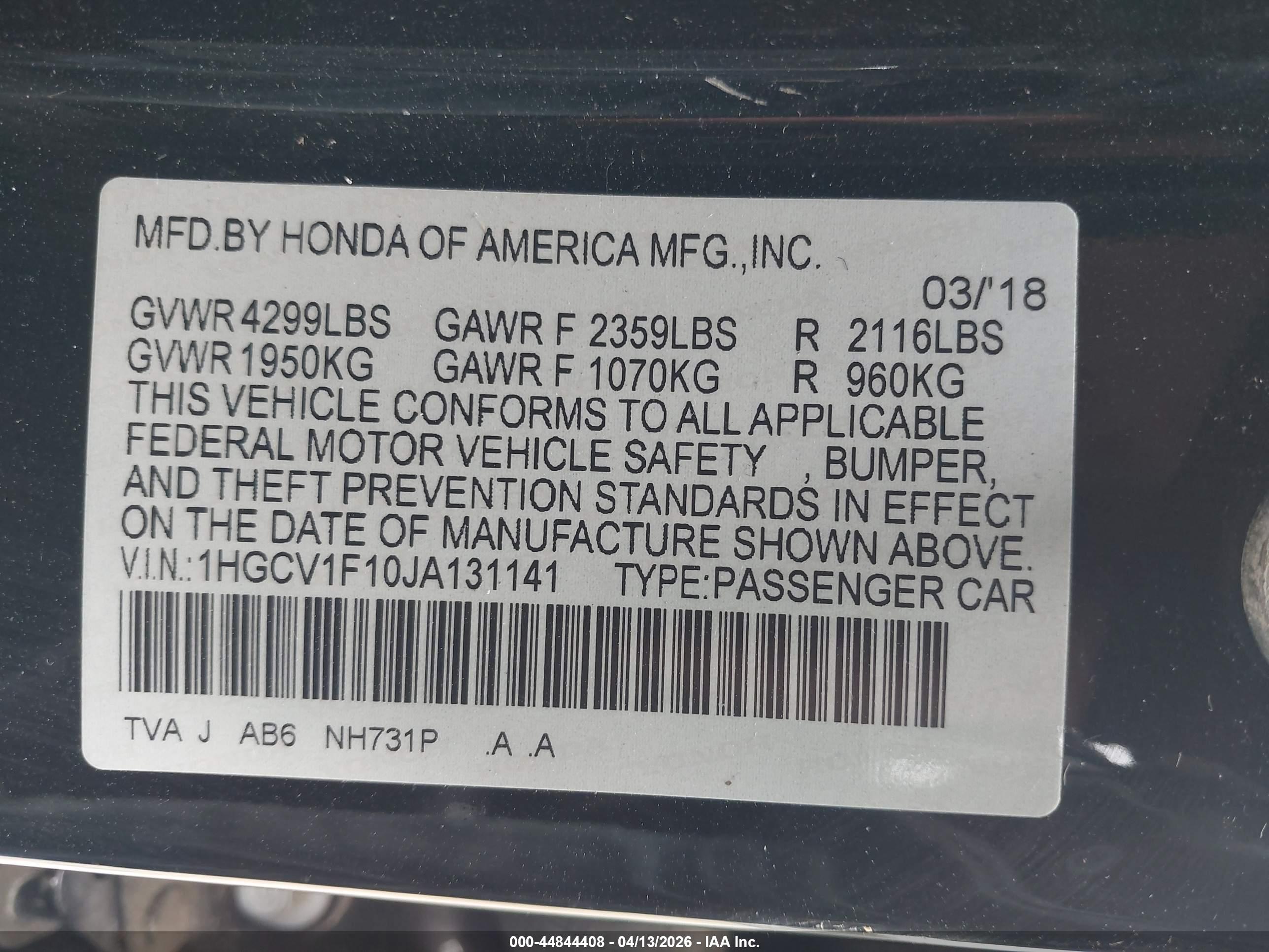 HONDA ACCORD image 9