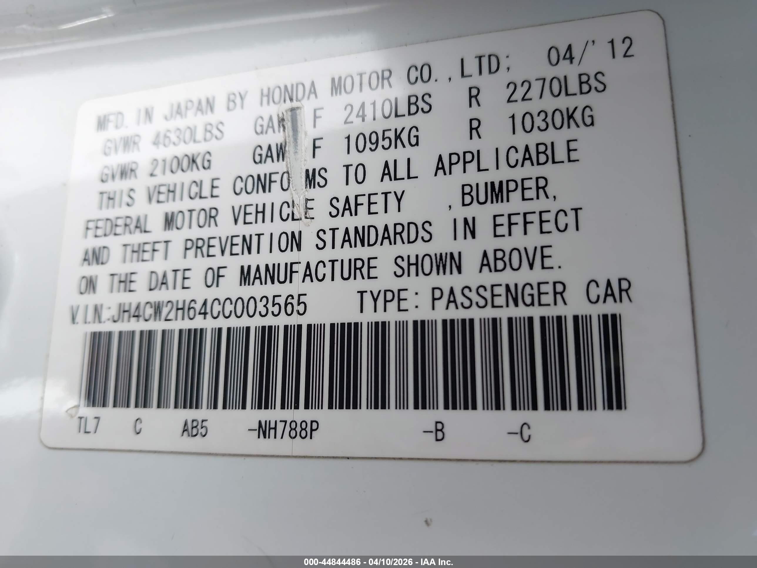 ACURA TSX image 9