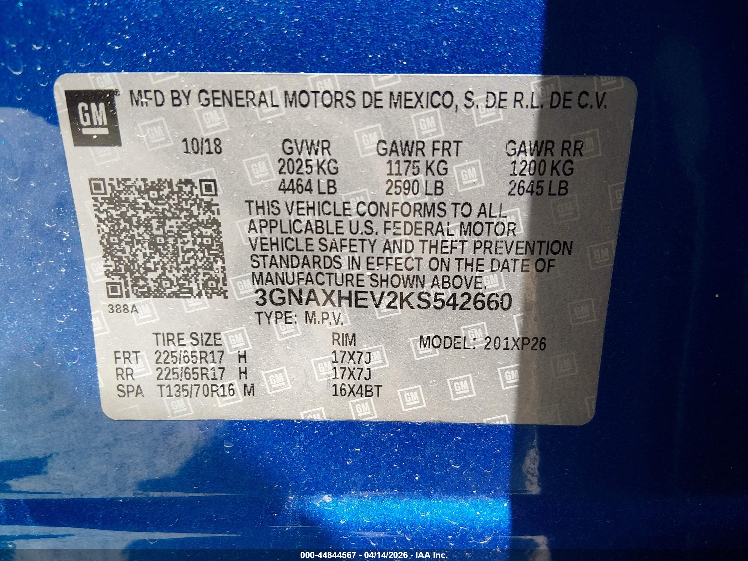 CHEVROLET EQUINOX image 9
