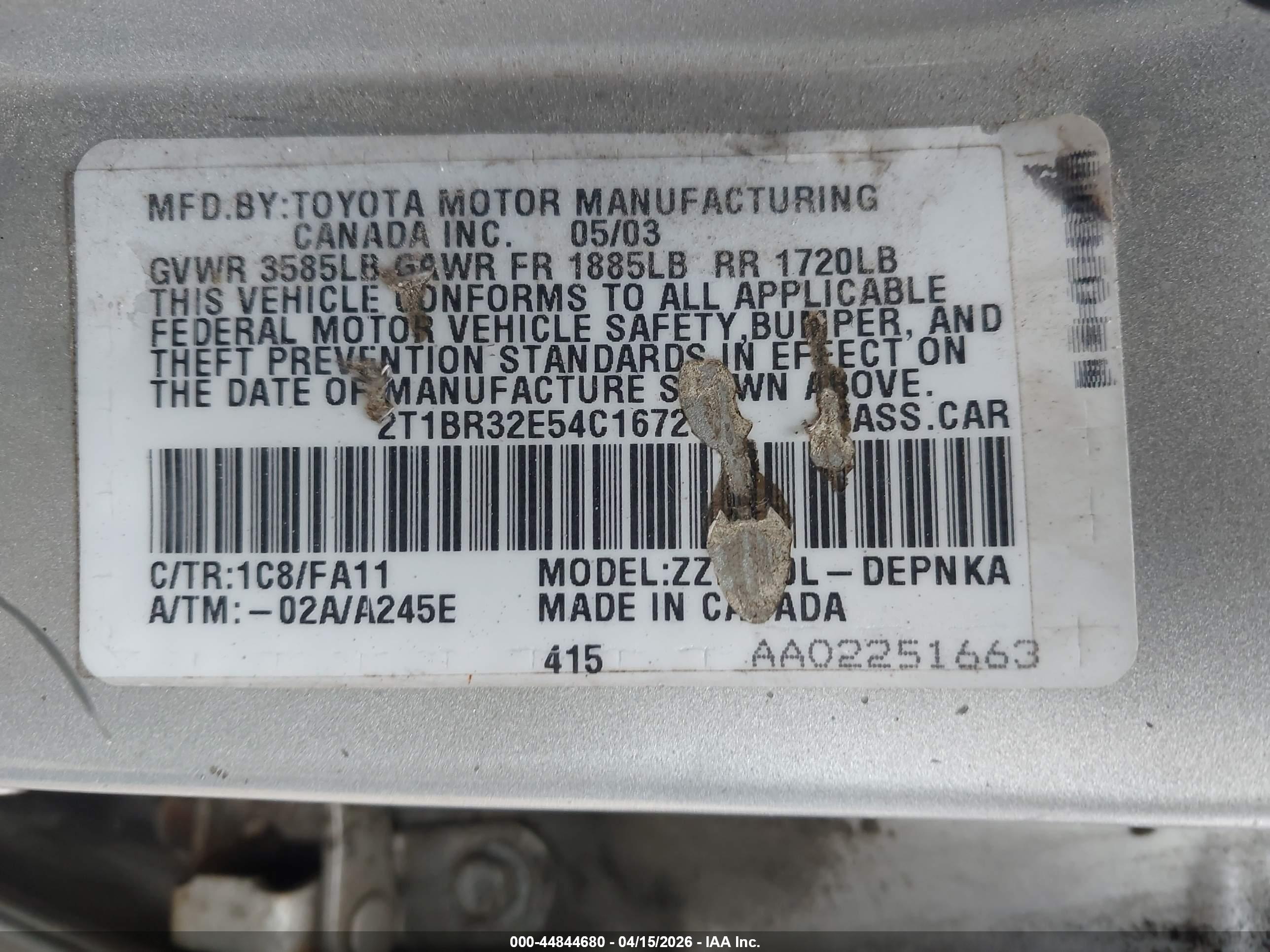 TOYOTA COROLLA image 9