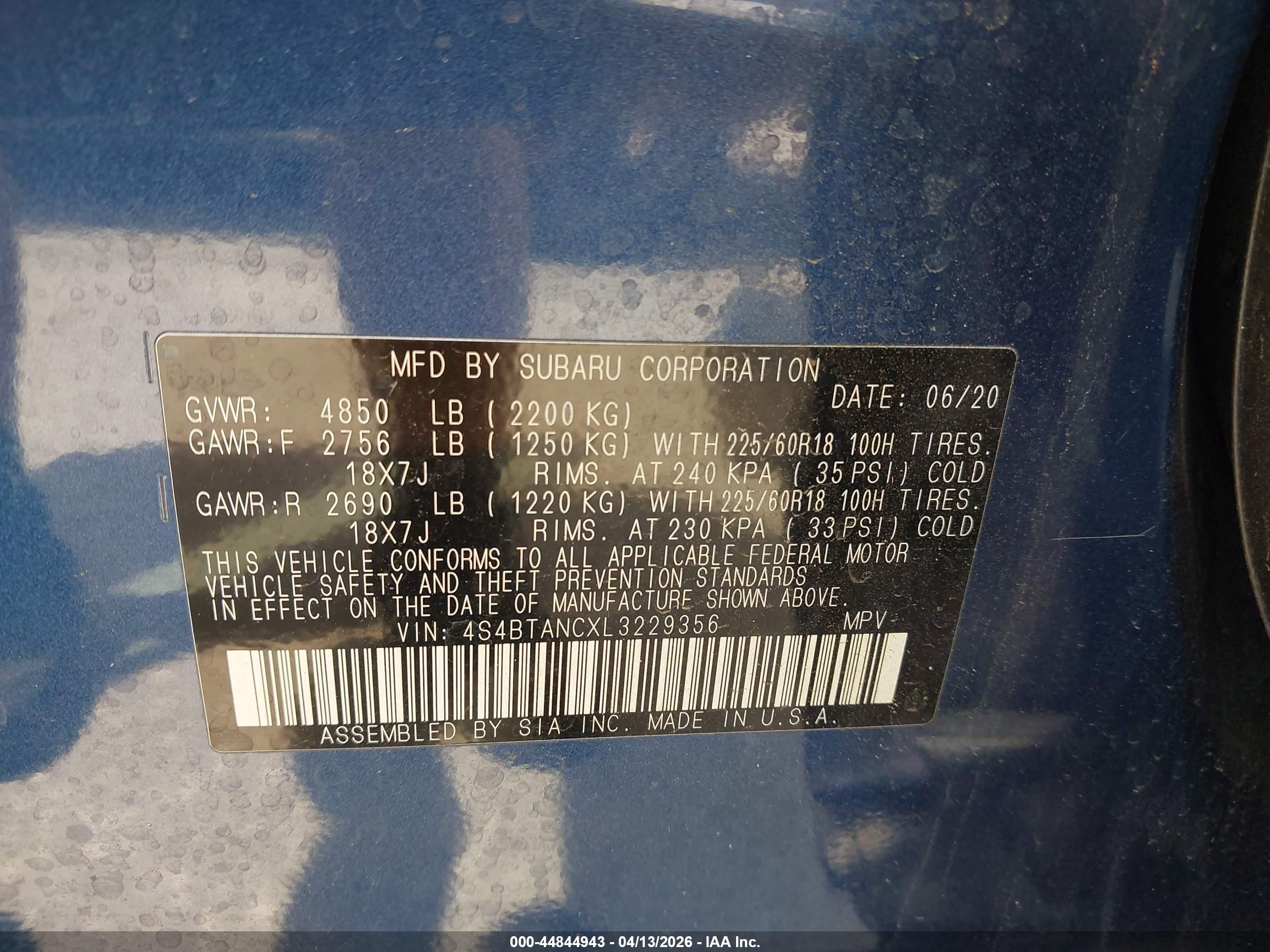 SUBARU OUTBACK image 9
