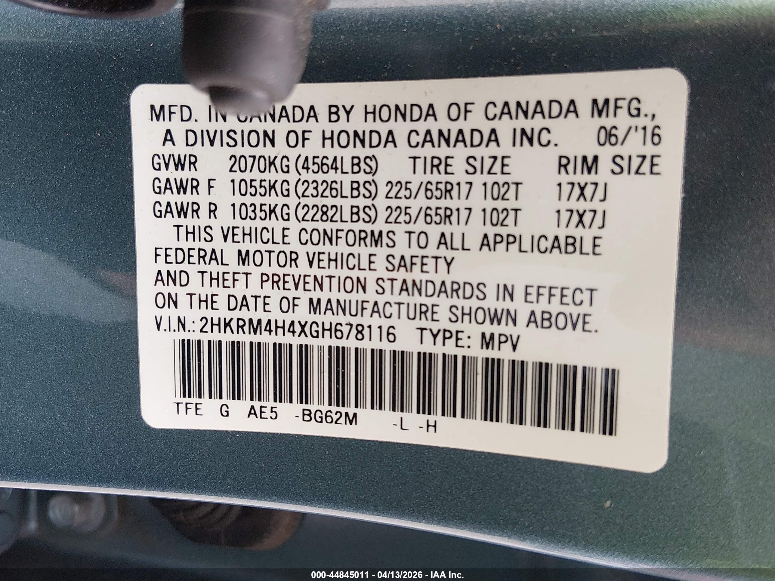 HONDA CR-V image 9