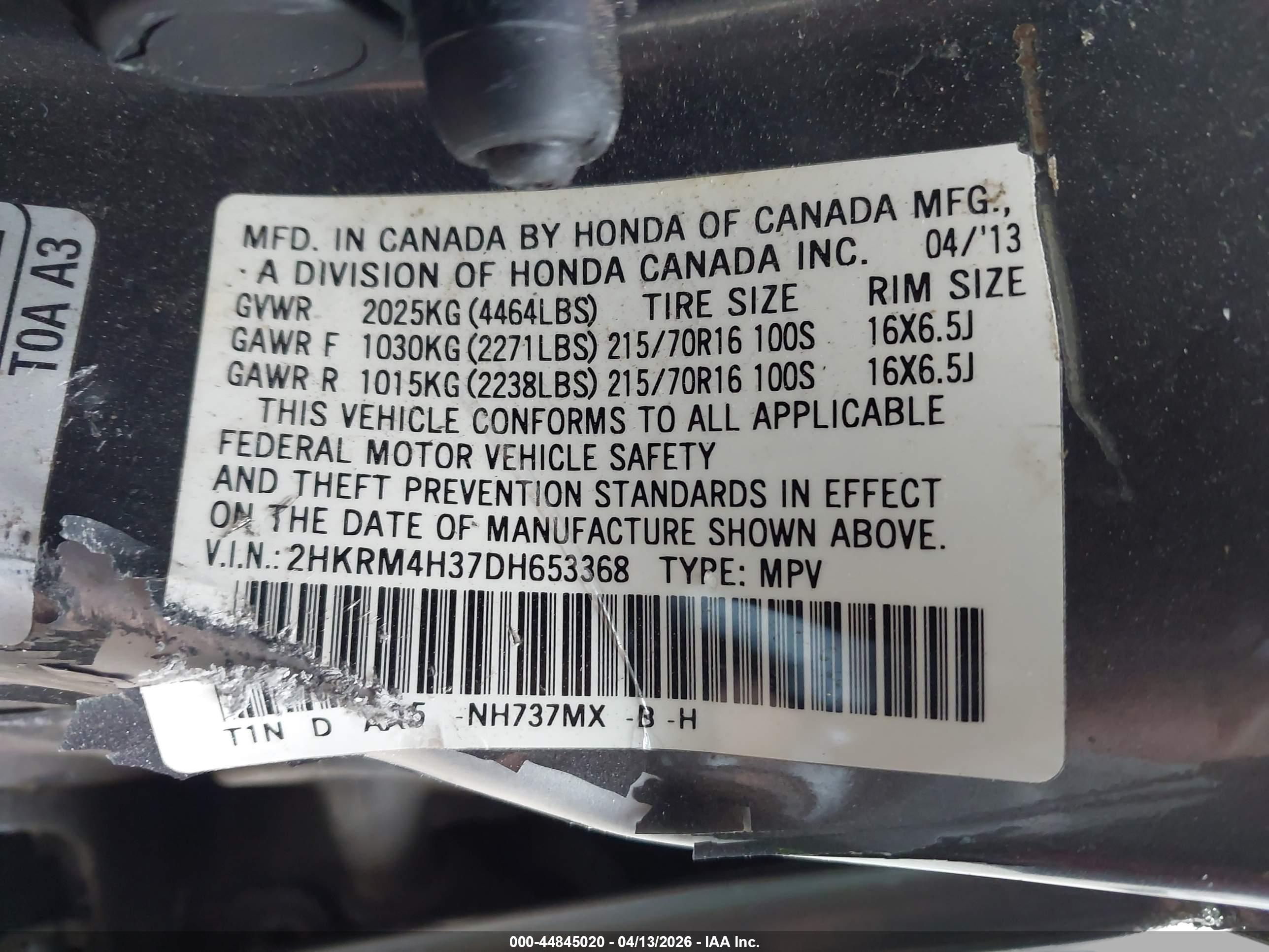 HONDA CR-V image 9