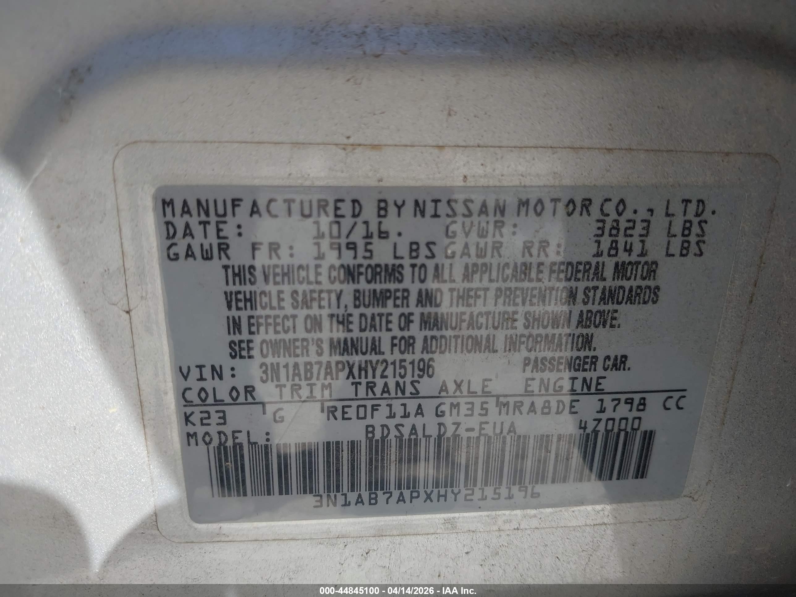 NISSAN SENTRA image 9