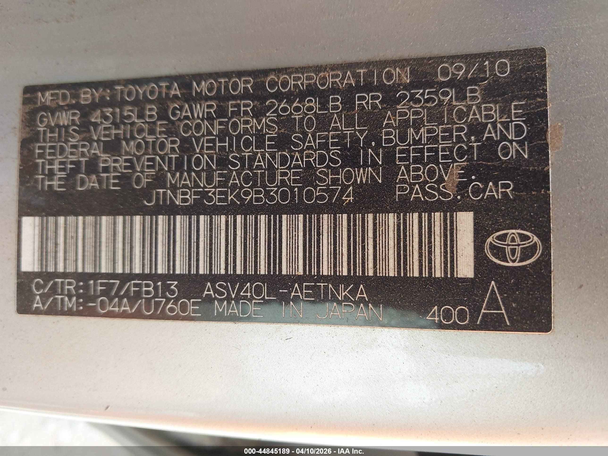 TOYOTA CAMRY image 9