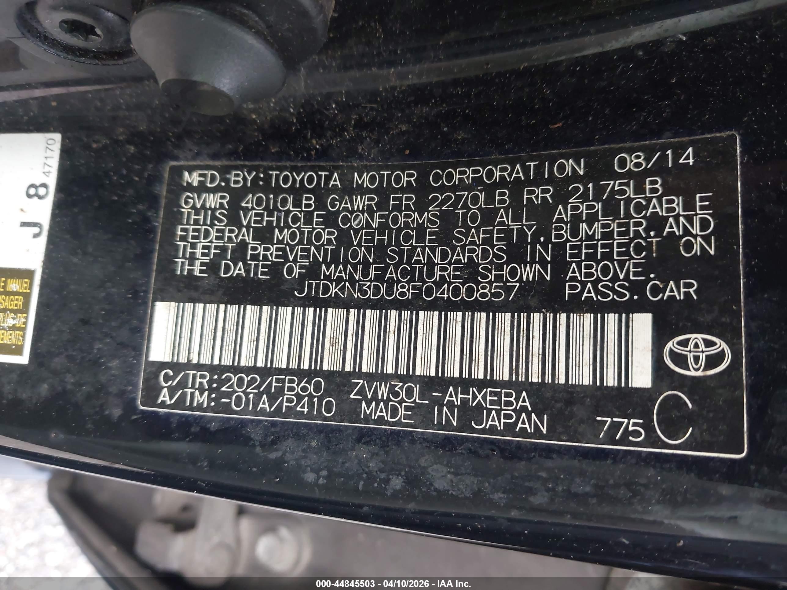 TOYOTA PRIUS image 9