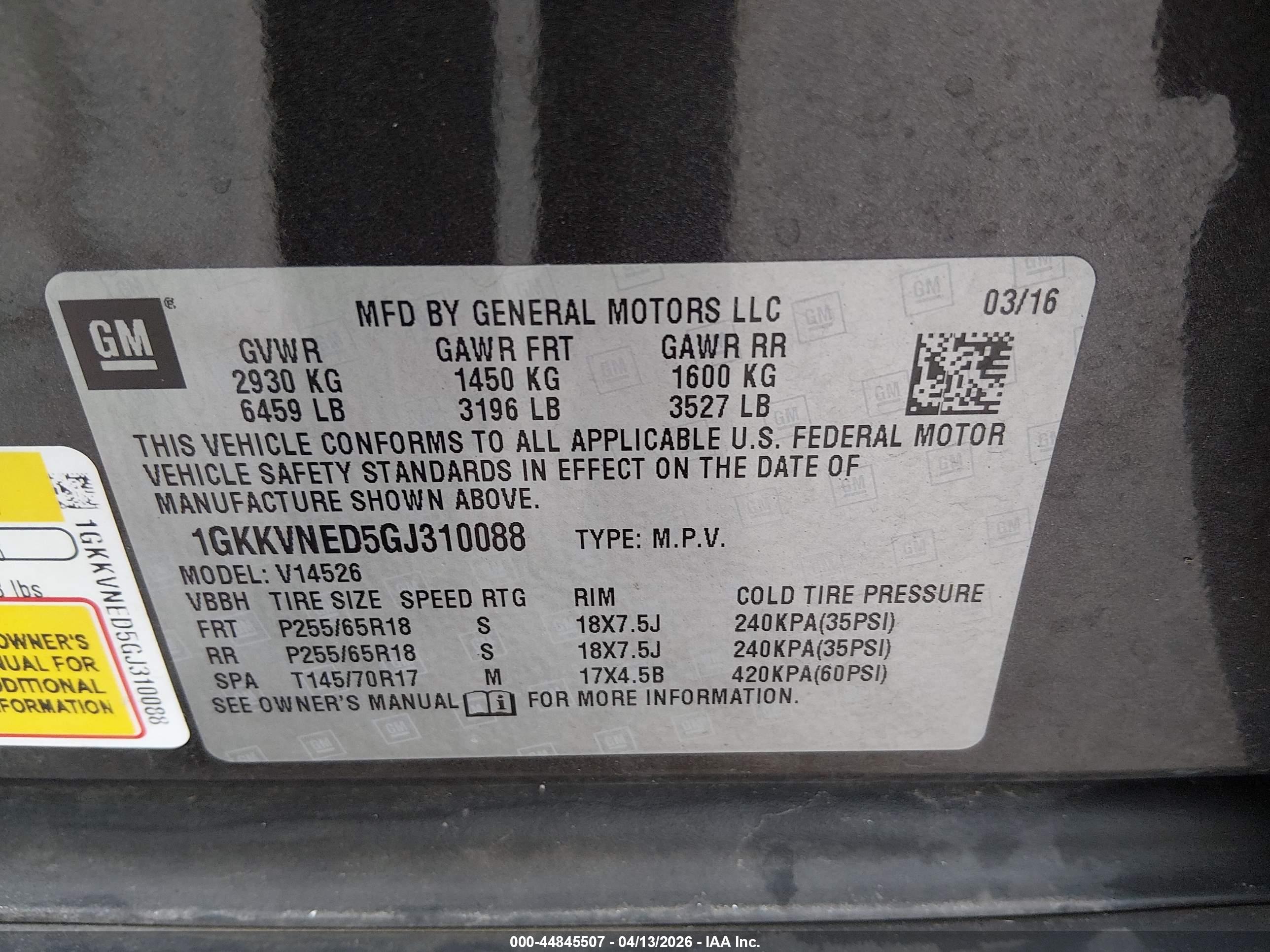 GMC ACADIA image 9