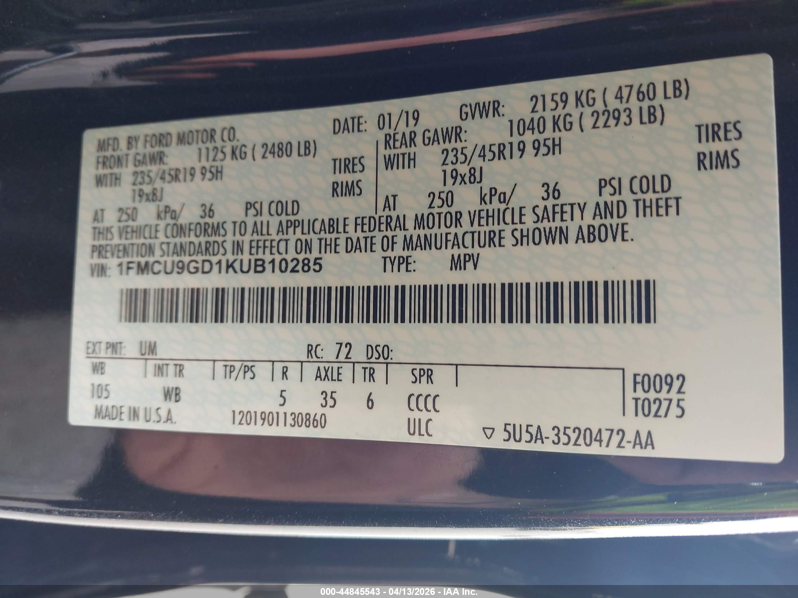 FORD ESCAPE image 9