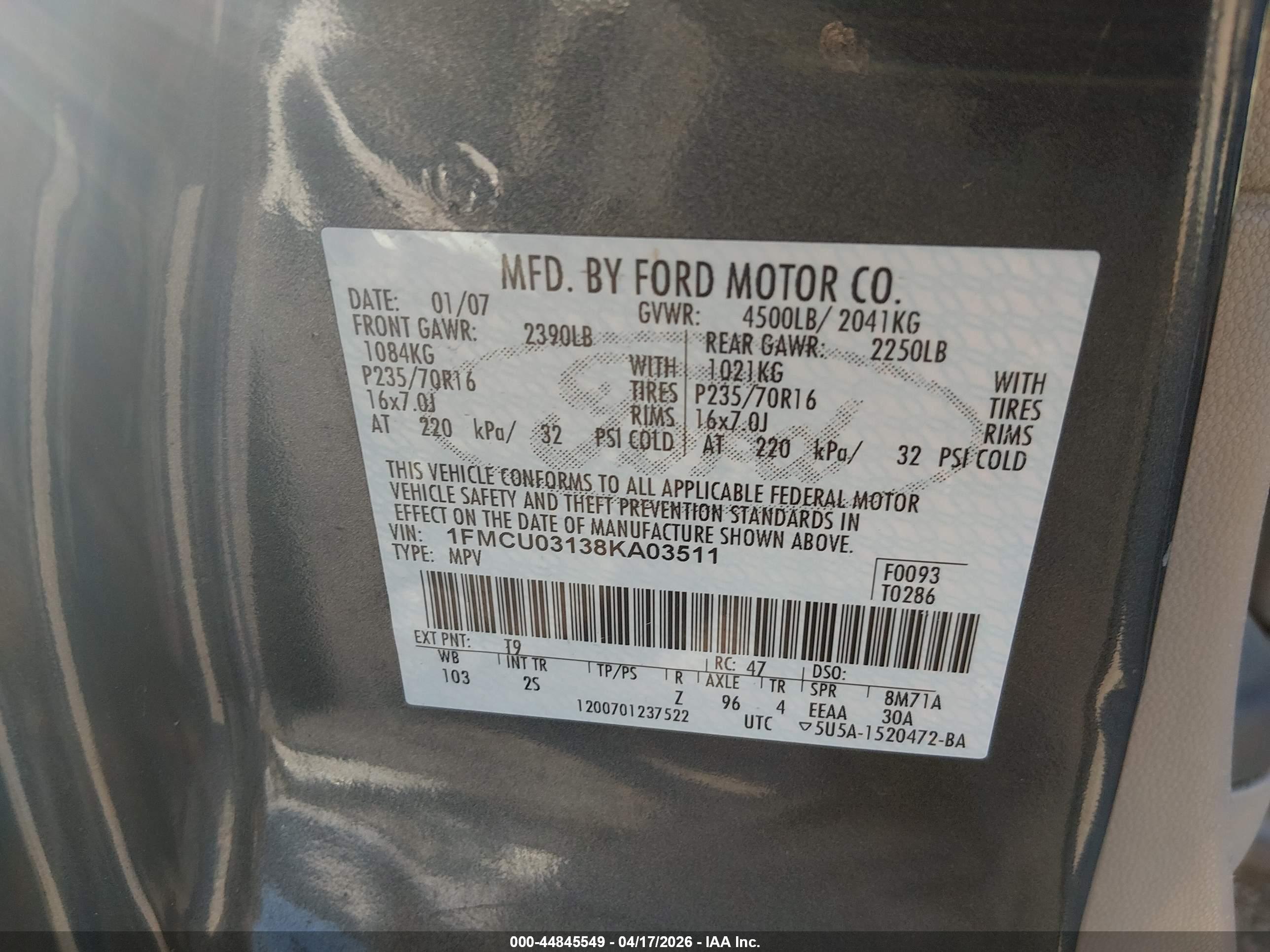 FORD ESCAPE image 9