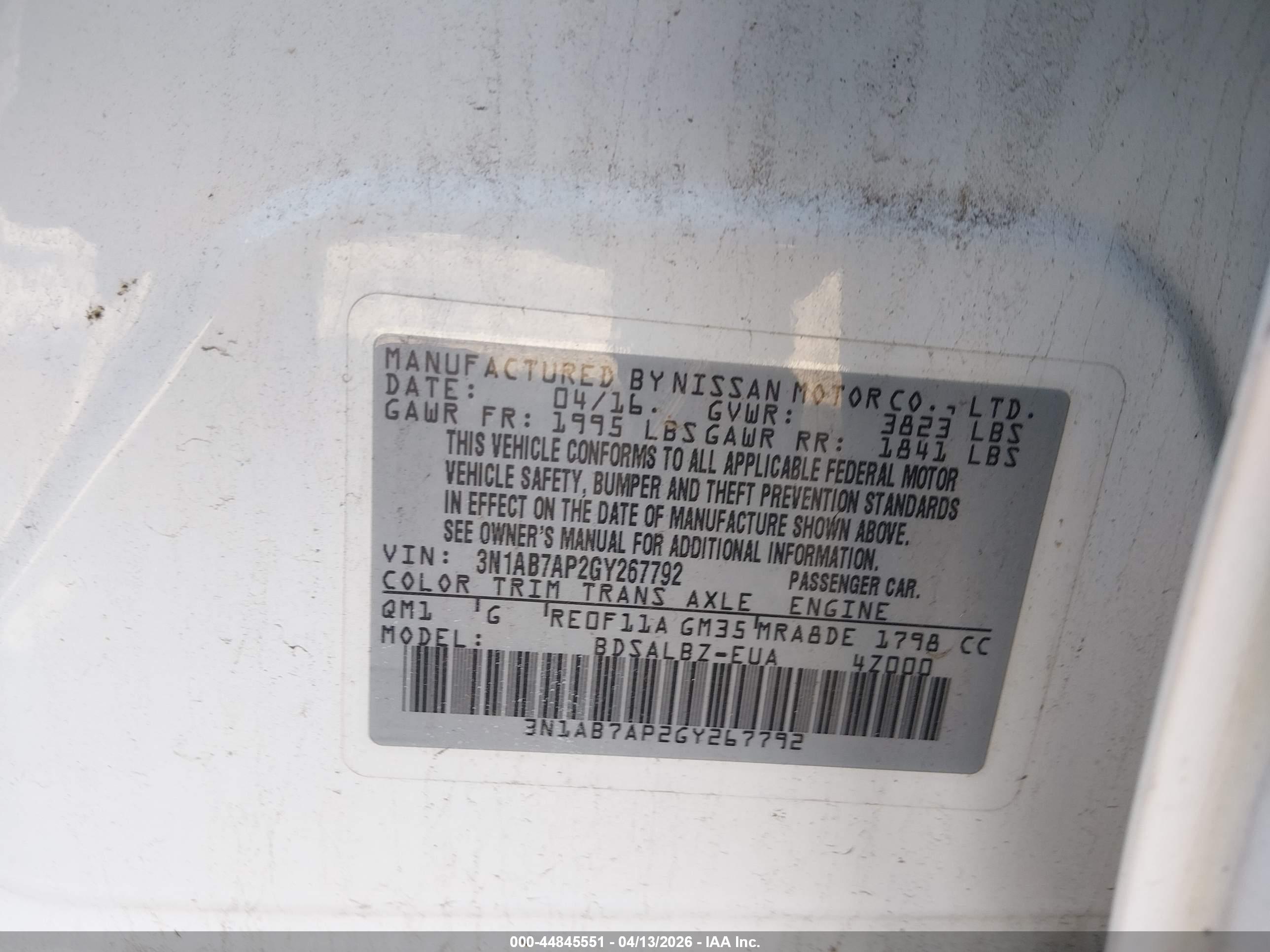 NISSAN SENTRA image 9
