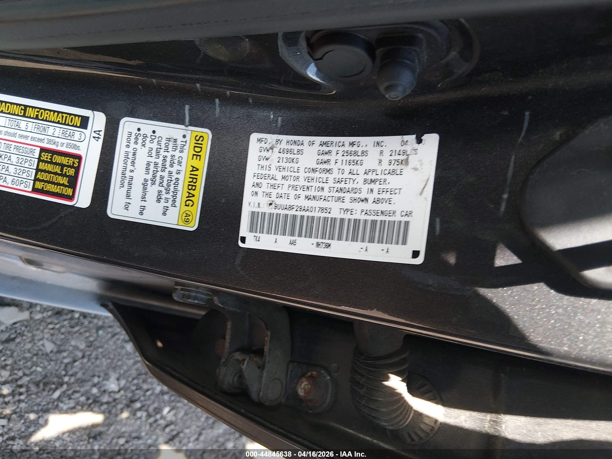 ACURA TL image 9