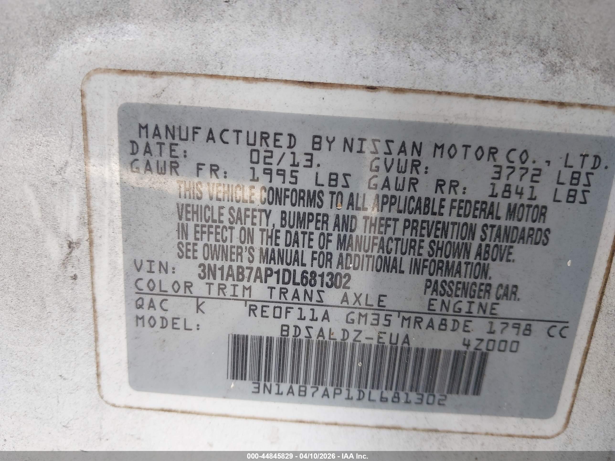 NISSAN SENTRA image 9