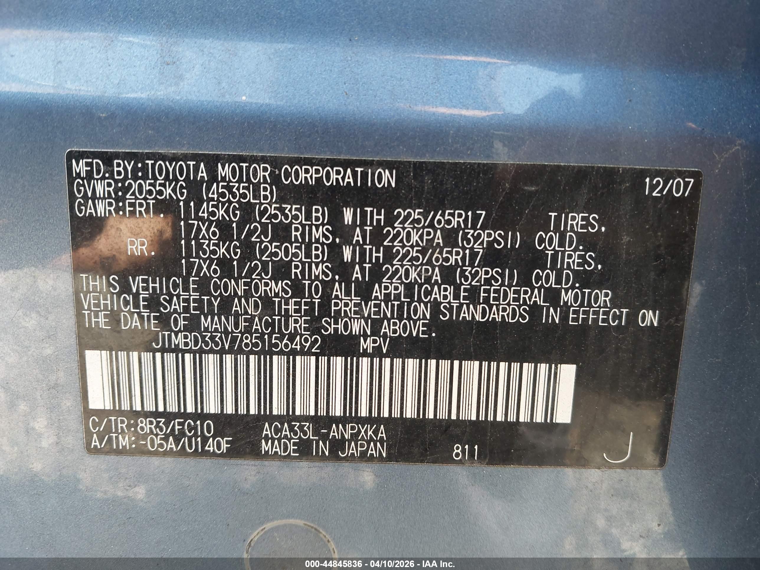 TOYOTA RAV4 image 9