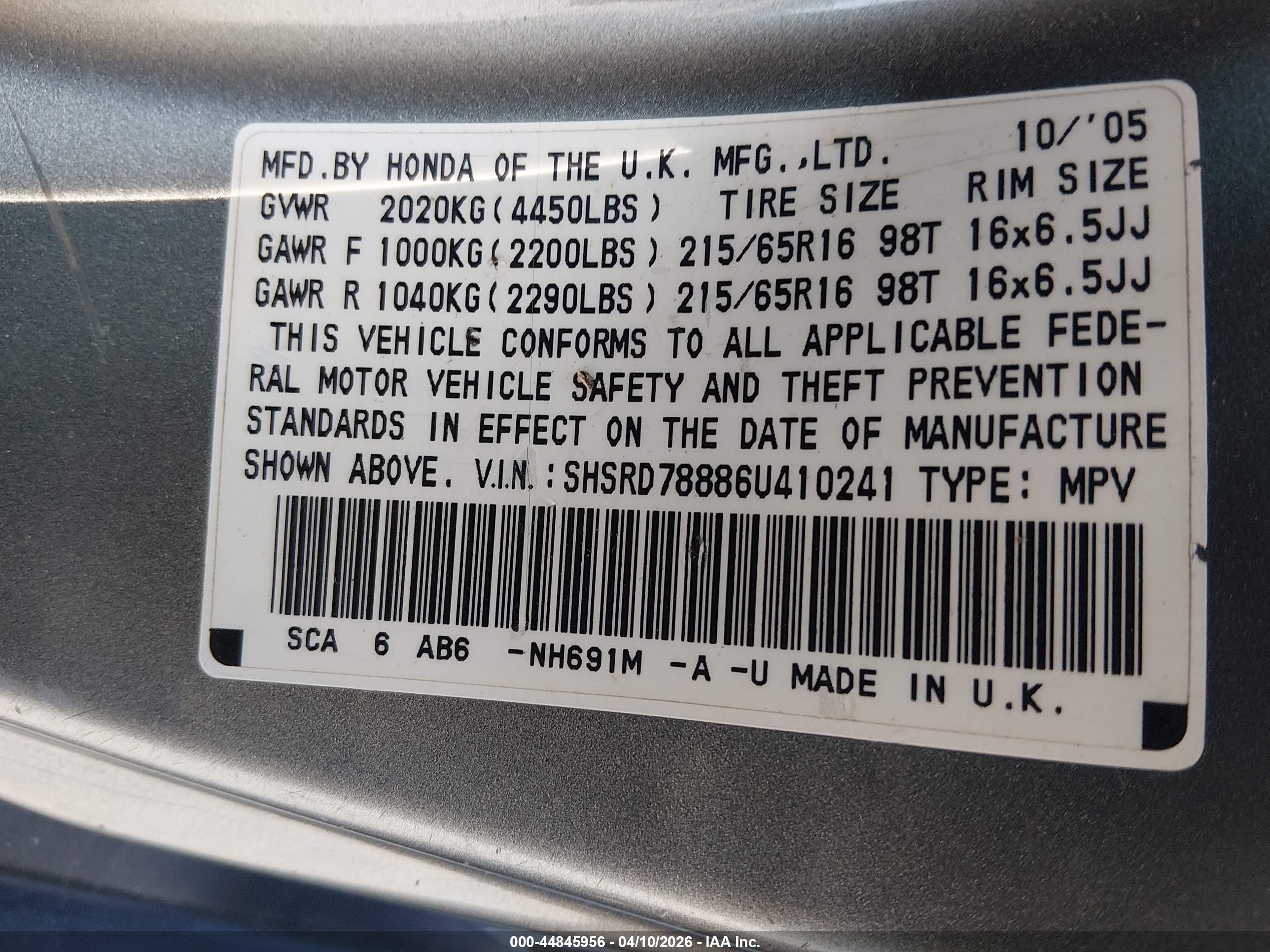 HONDA CR-V image 9