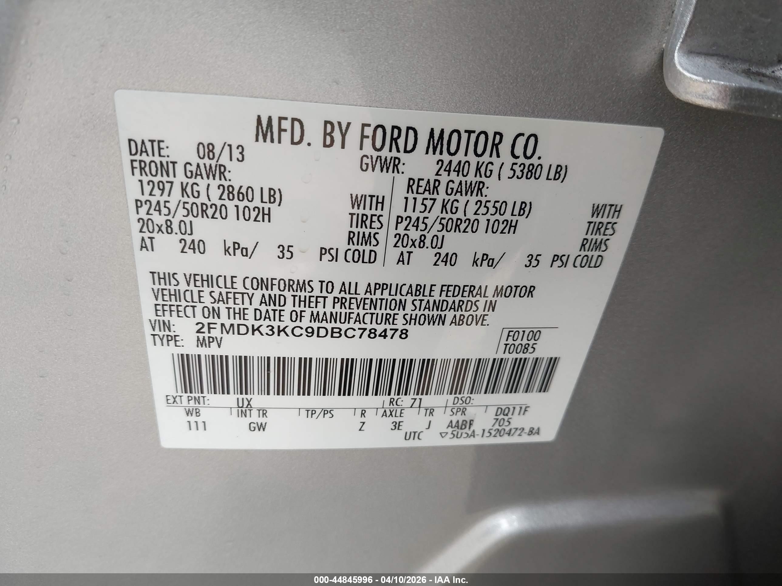 FORD EDGE image 9