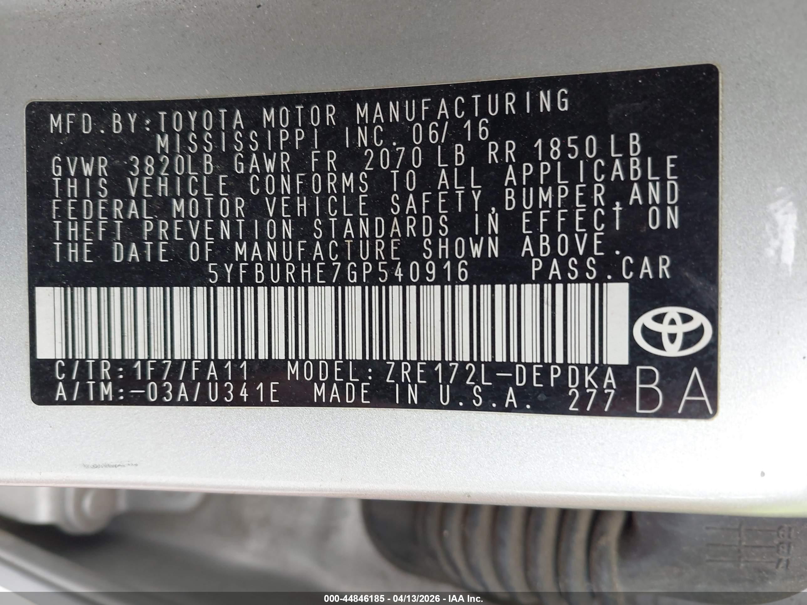 TOYOTA COROLLA image 9