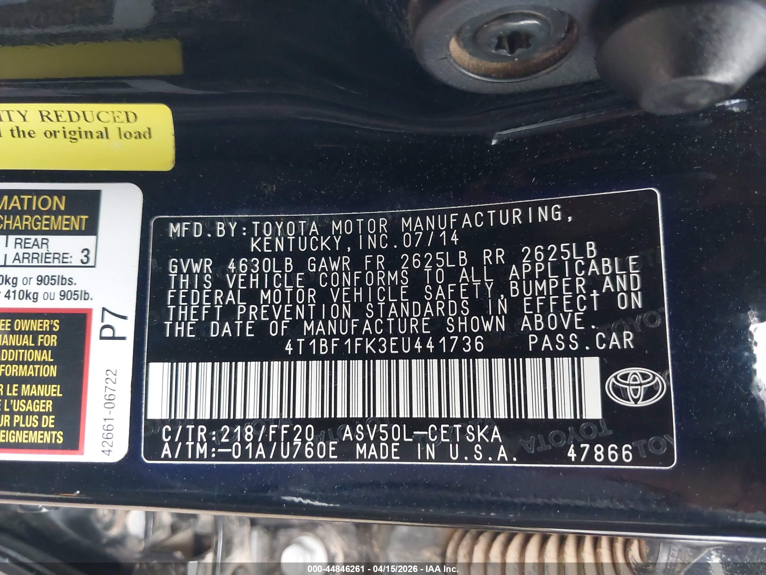 TOYOTA CAMRY image 9