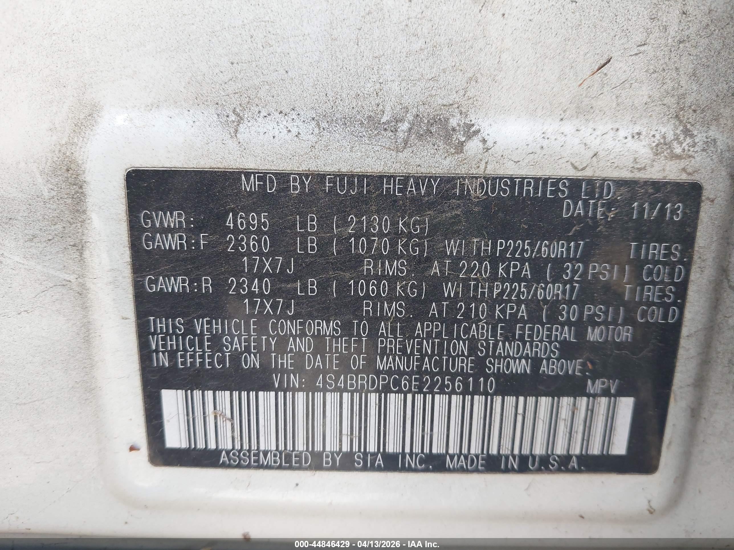 SUBARU OUTBACK image 9
