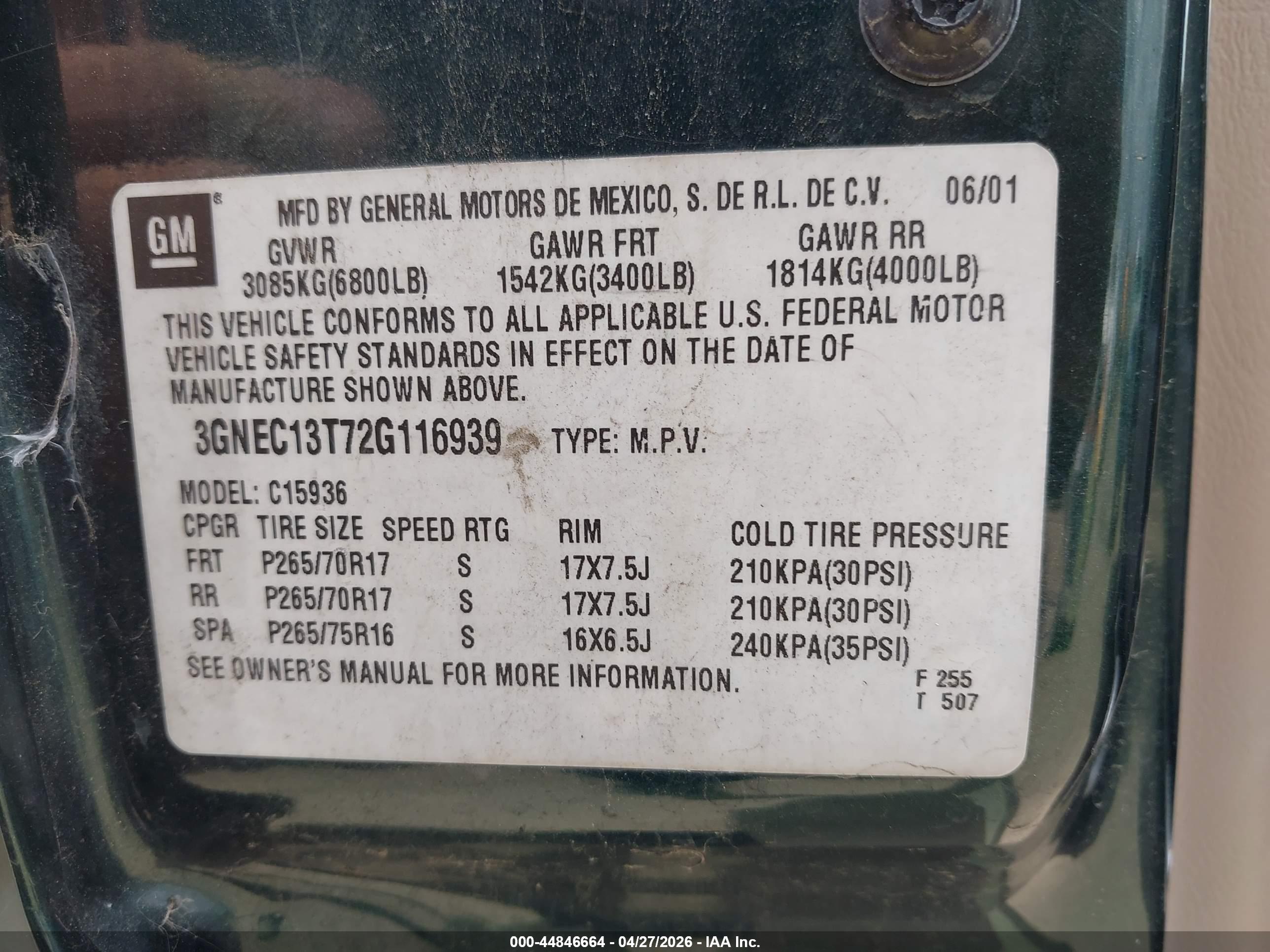 CHEVROLET AVALANCHE image 9