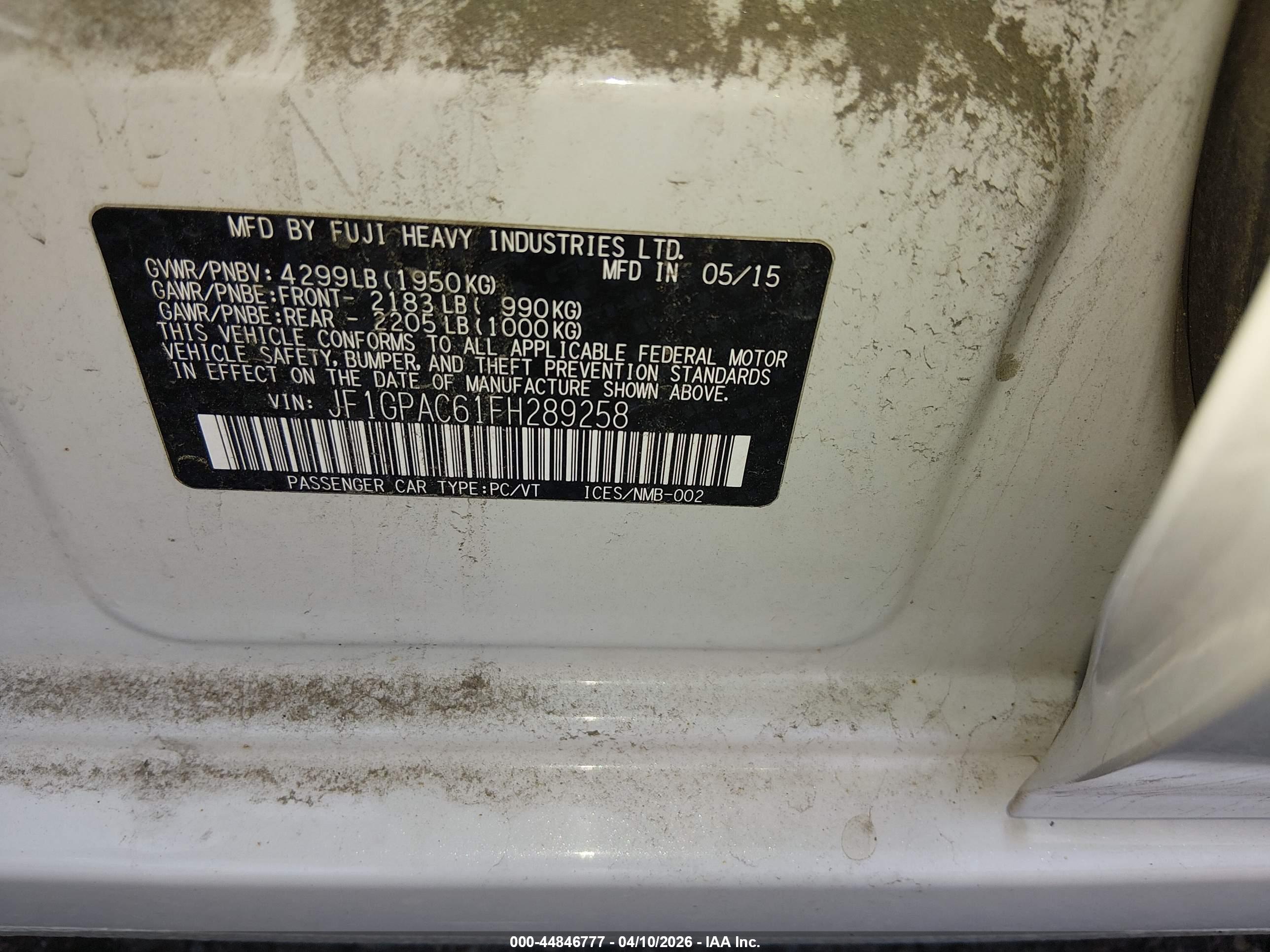 SUBARU IMPREZA image 9