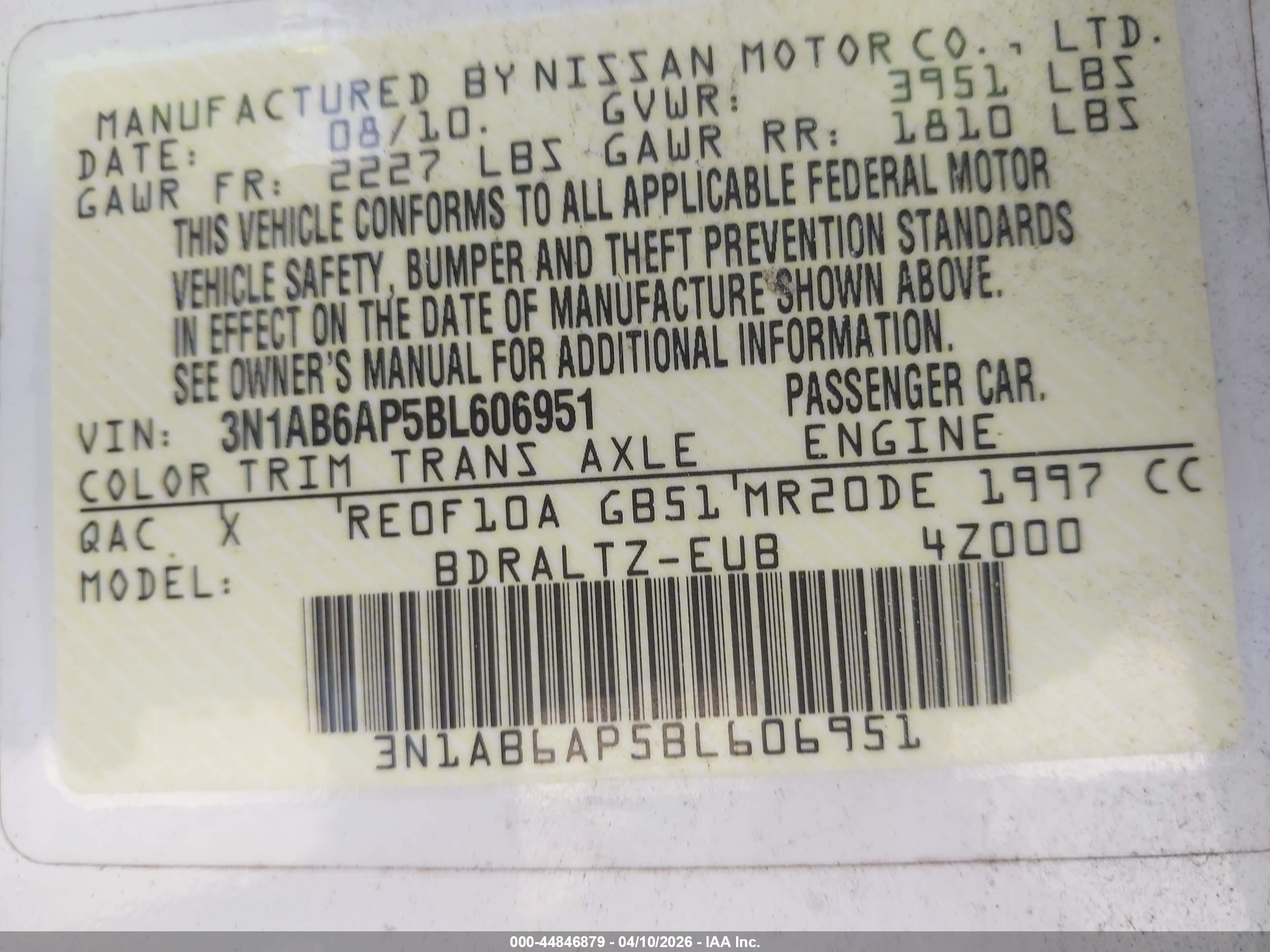 NISSAN SENTRA image 9