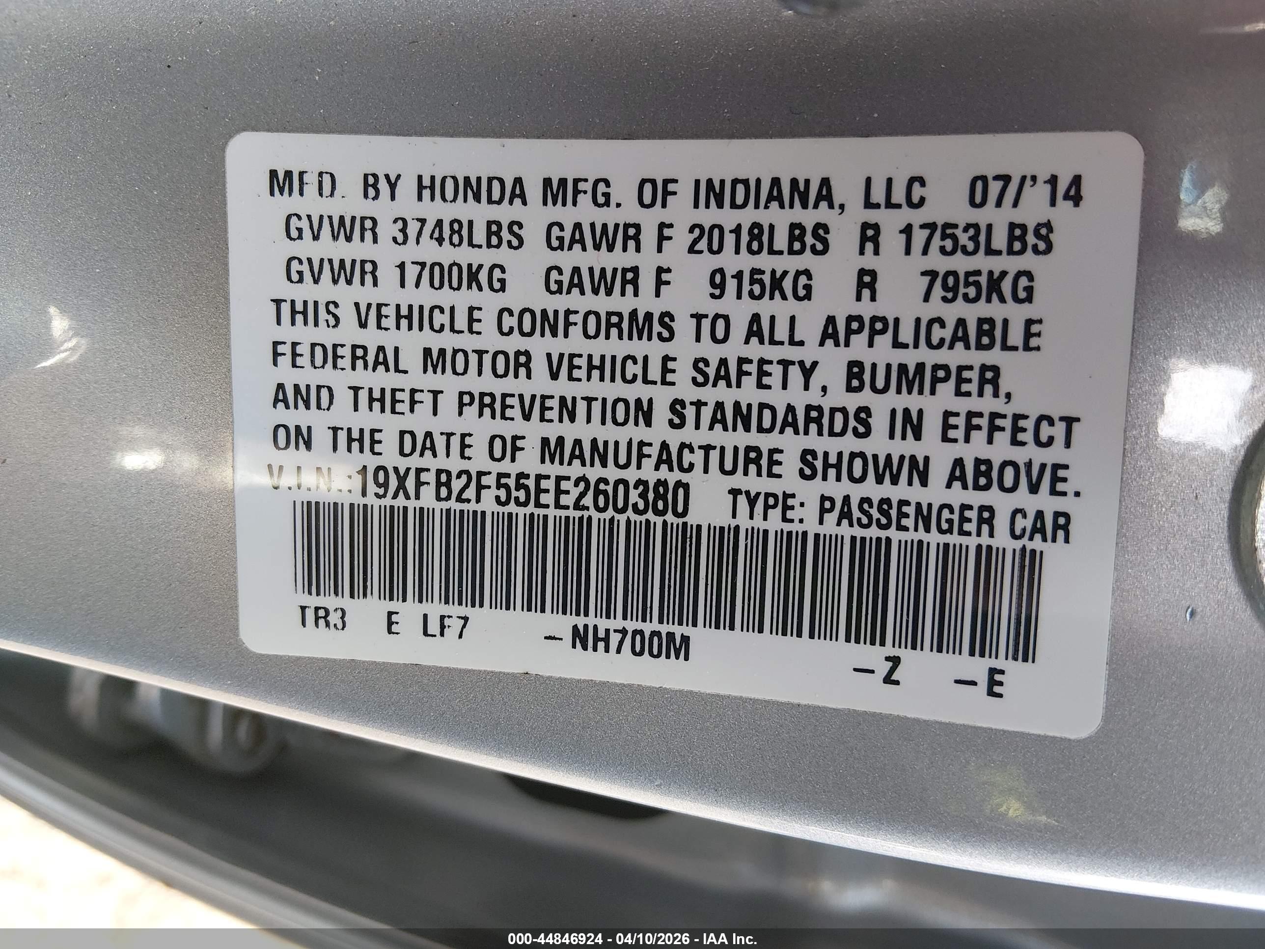 HONDA CIVIC image 9