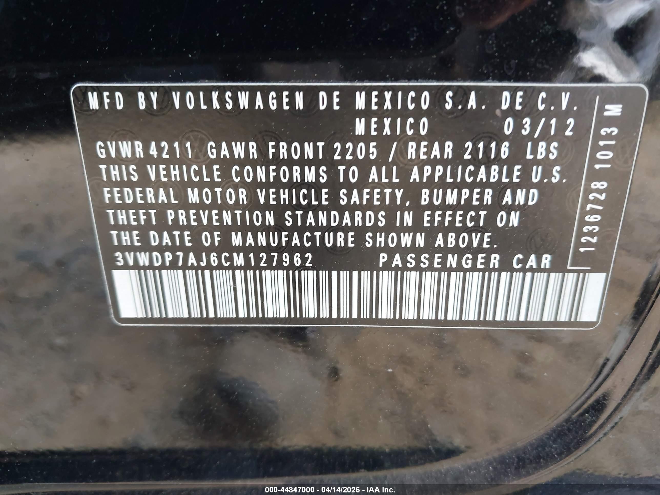 VOLKSWAGEN JETTA image 9