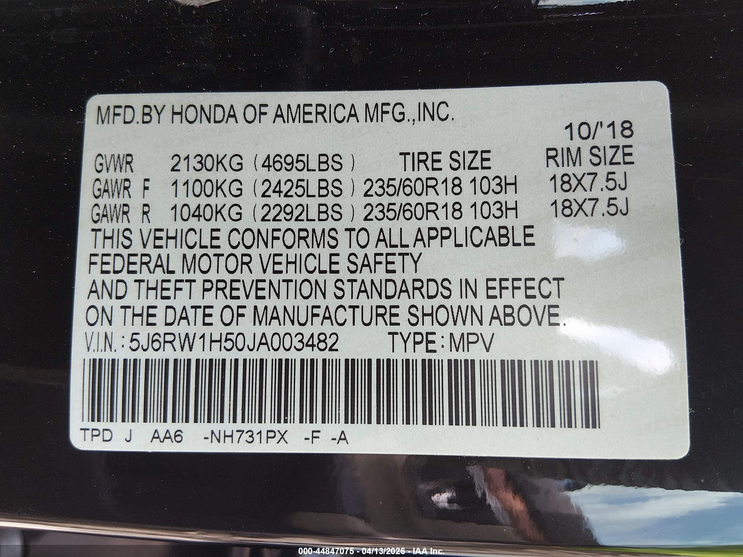 HONDA CR-V image 9
