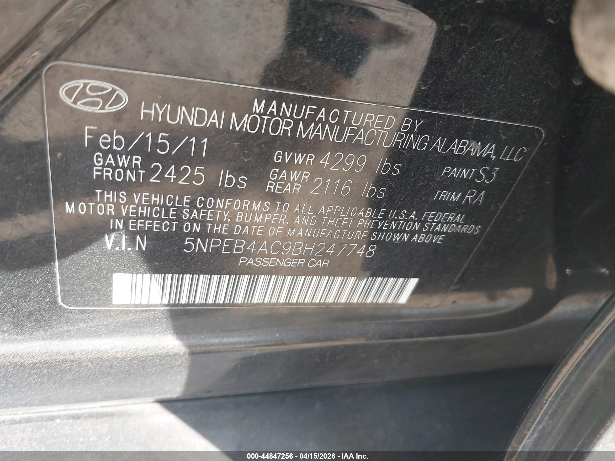 HYUNDAI SONATA image 9