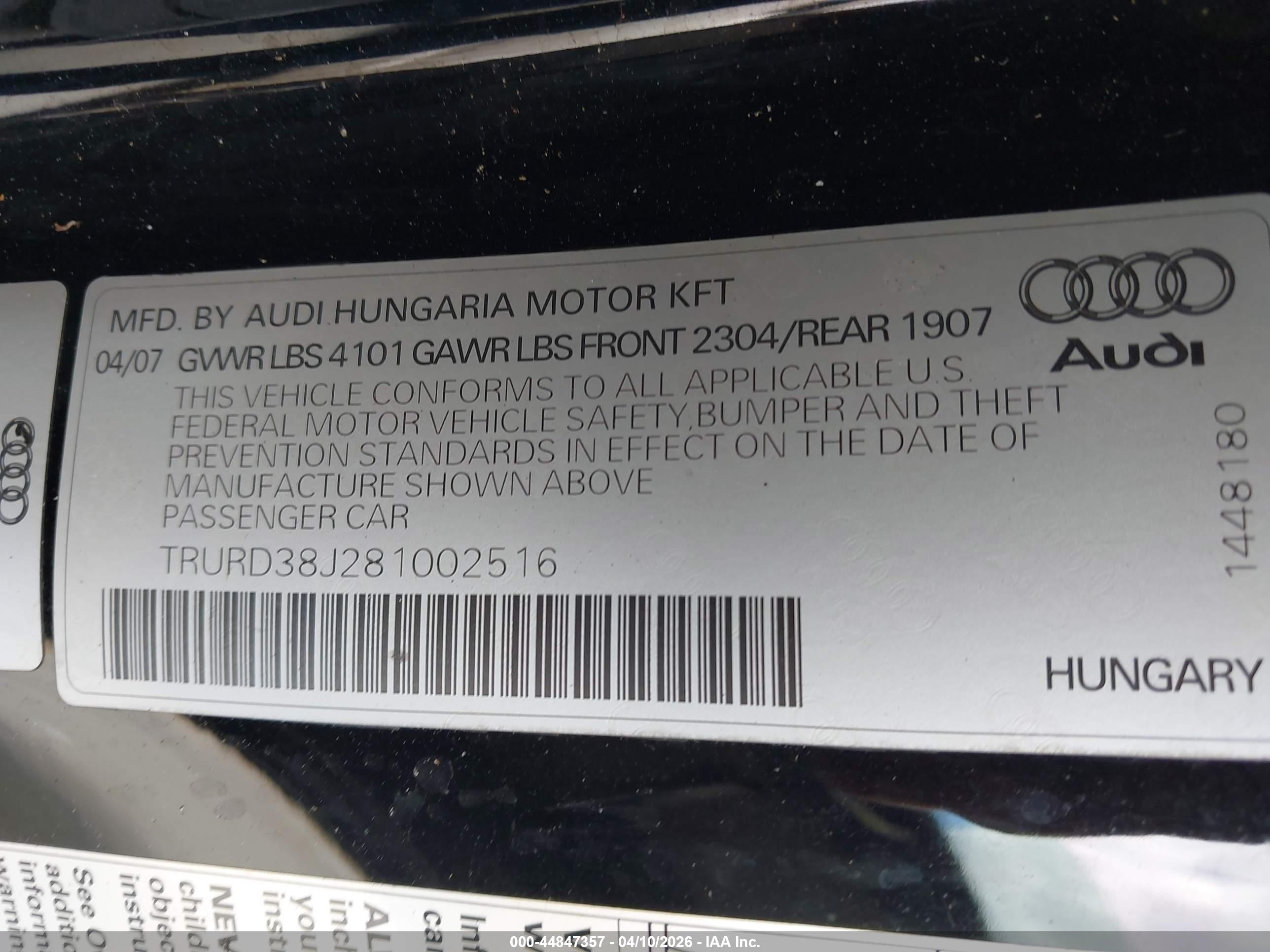 AUDI TT image 9