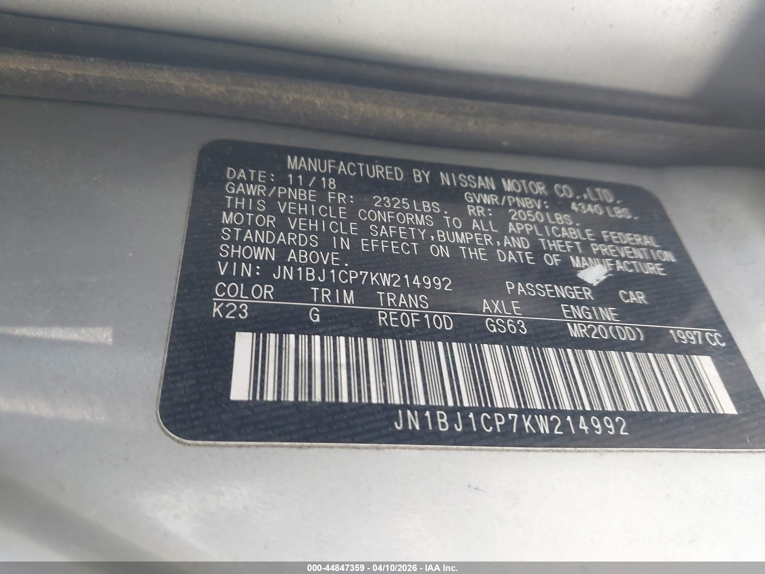 NISSAN ROGUE image 9